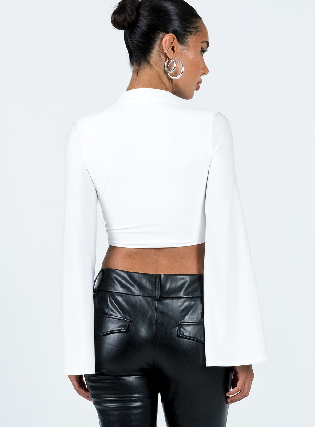 Sherwin Long Sleeve Top White