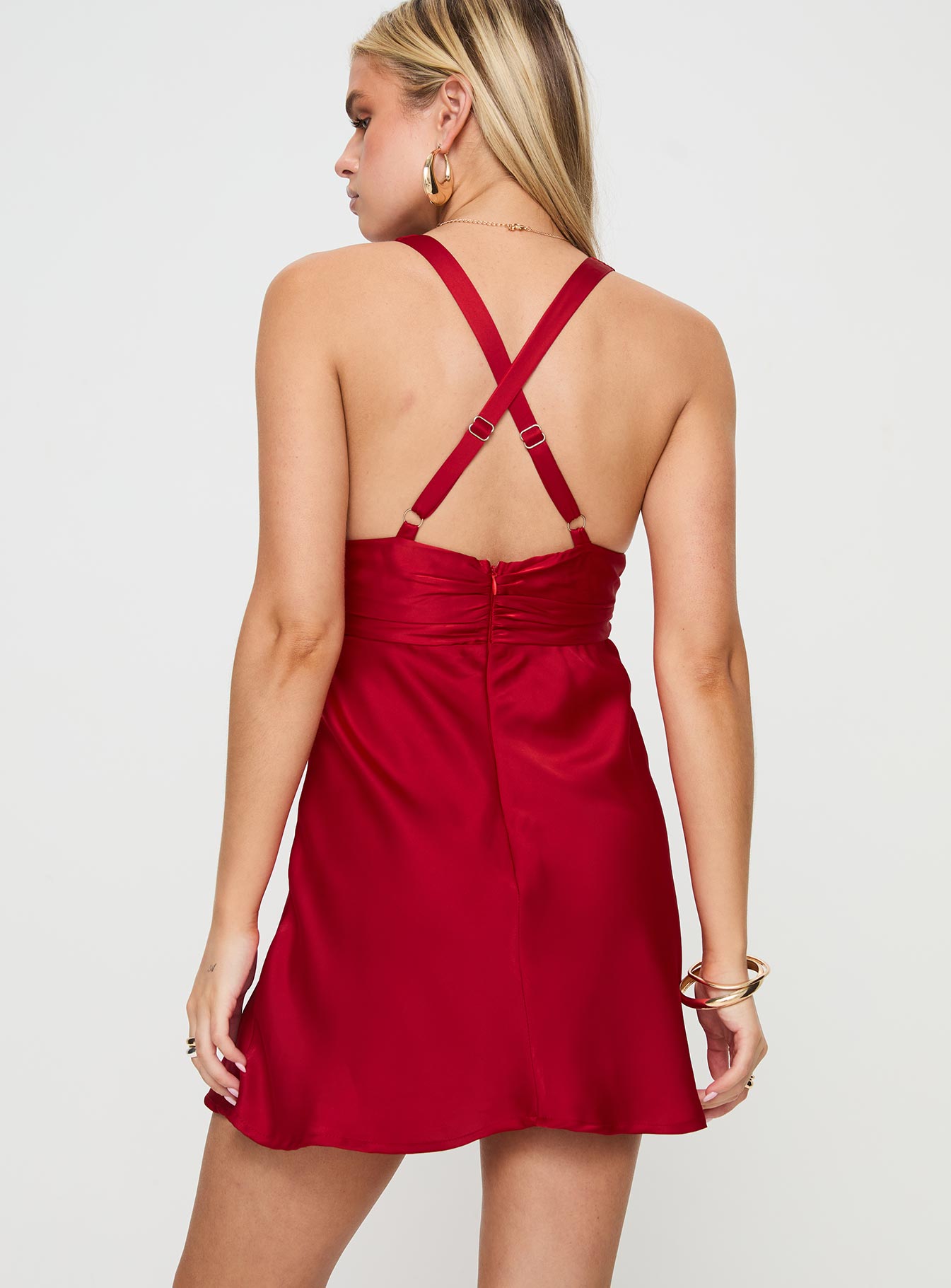 Patricio Mini Dress Red