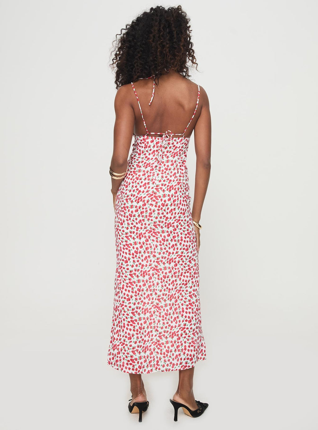 Kish Maxi Dress Red Floral