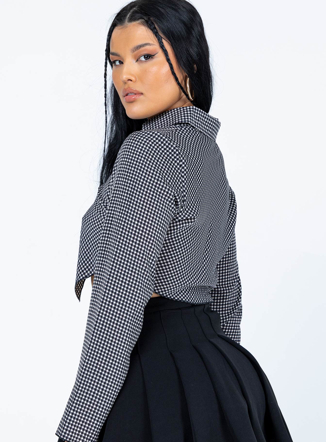 Nina Long Sleeve Top Black