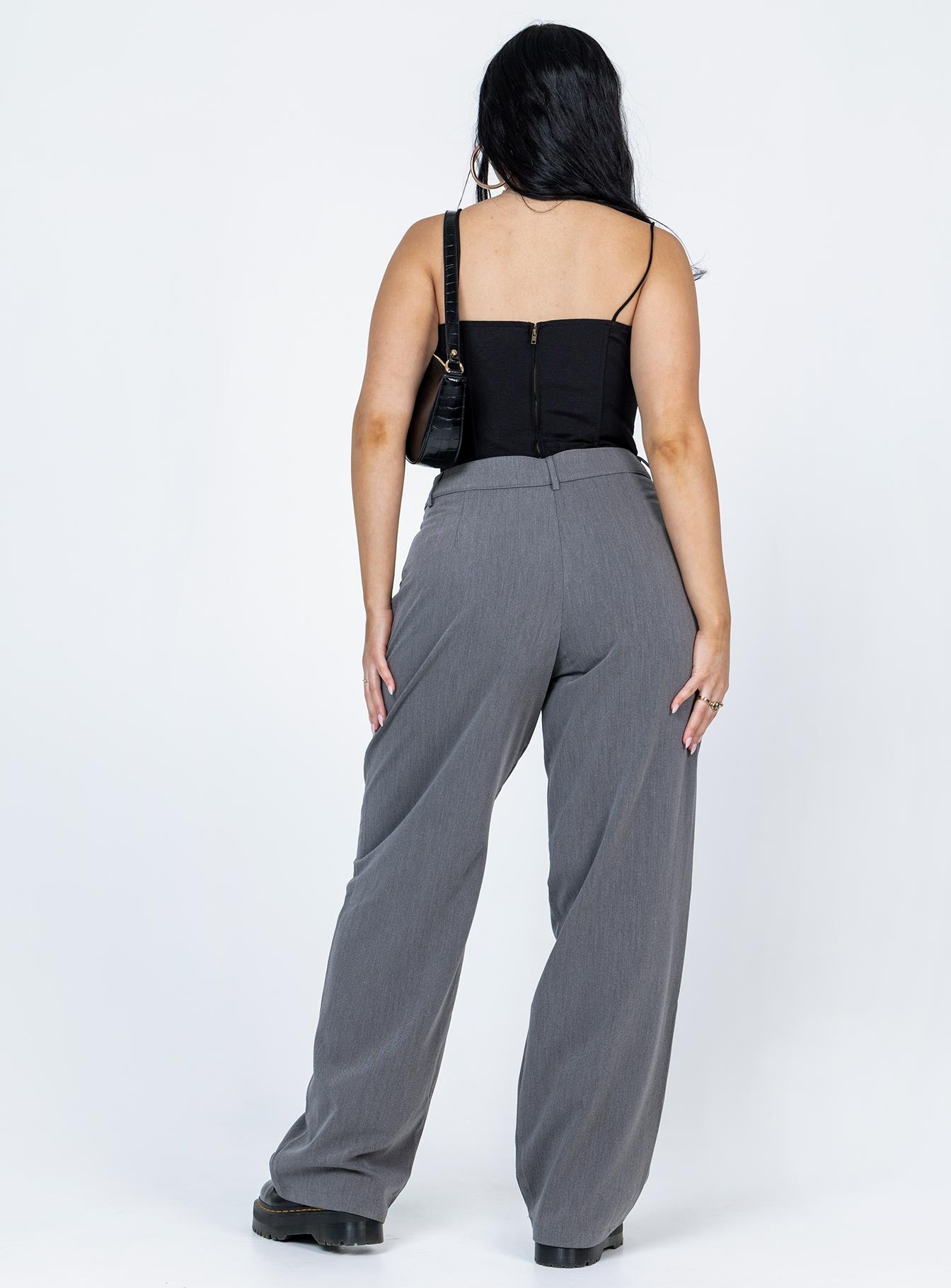 Motel Sakaria Trouser Tailoring Charcoal
