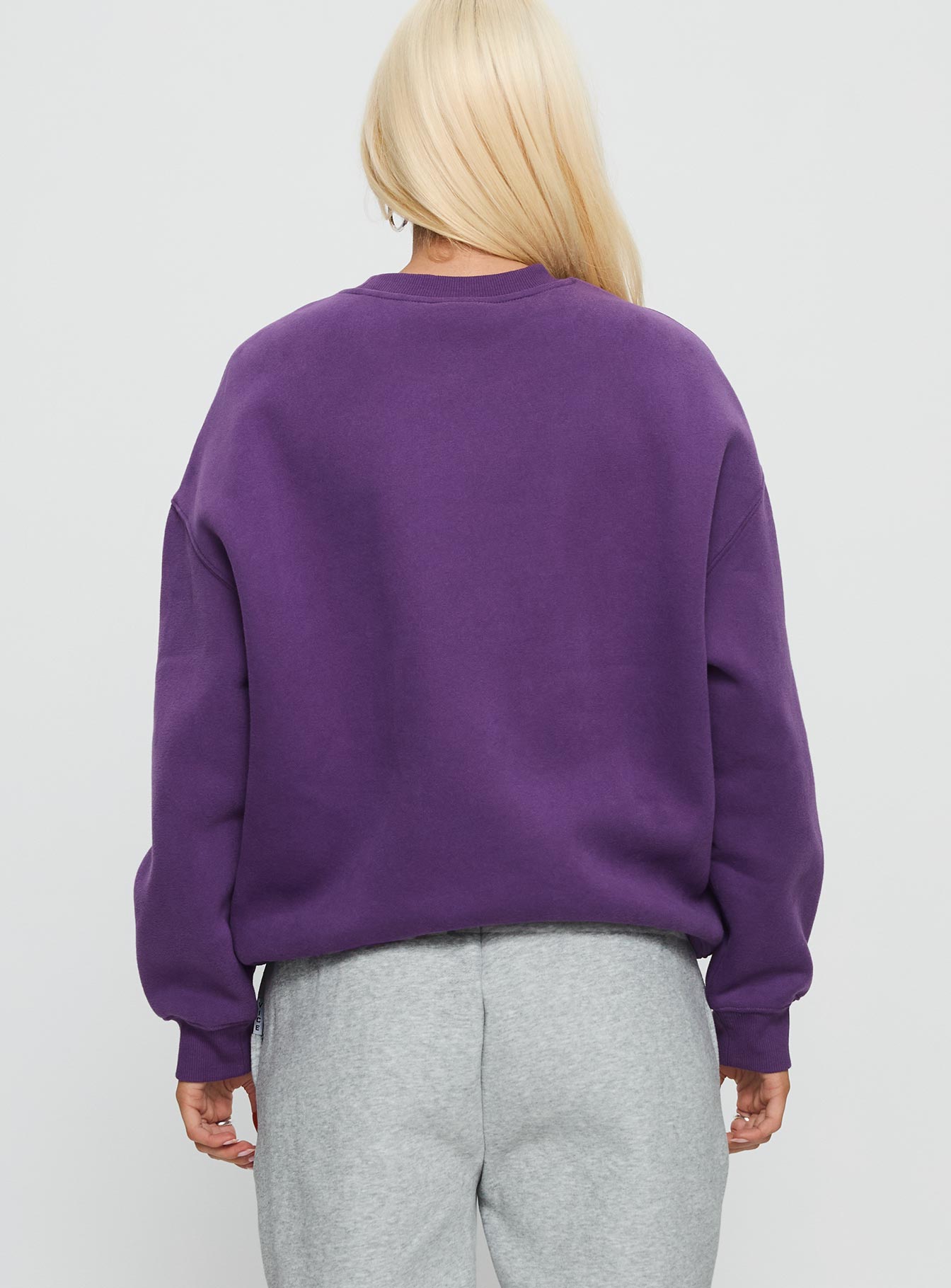 NYU Offside Crewneck Sweatshirt Purple
