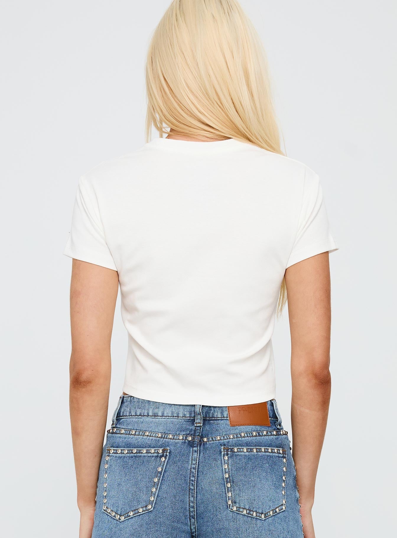 My Girl Graphic Top White