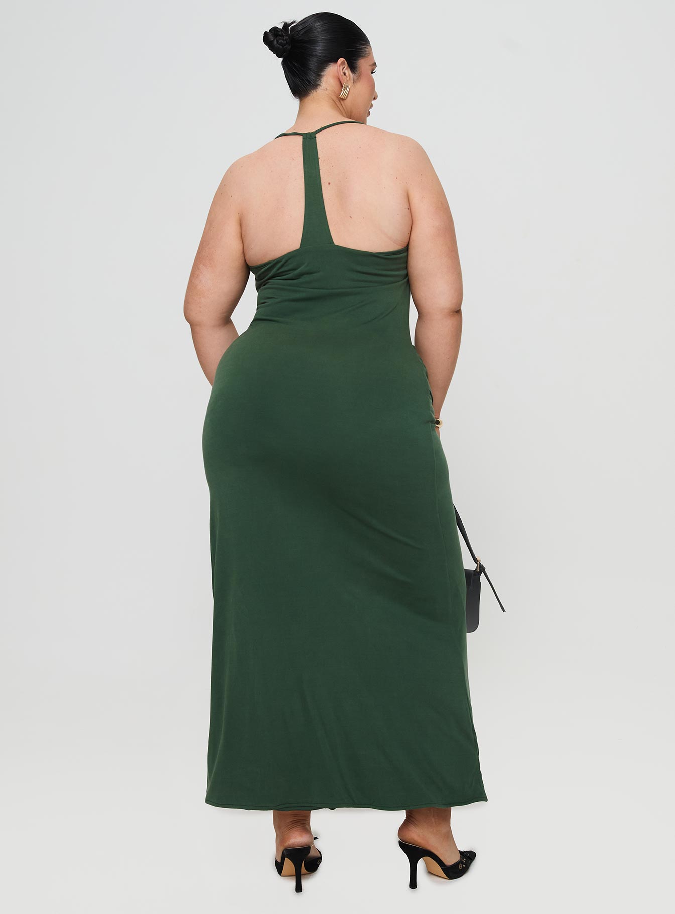 Marchesi Maxi Dress Green Curve