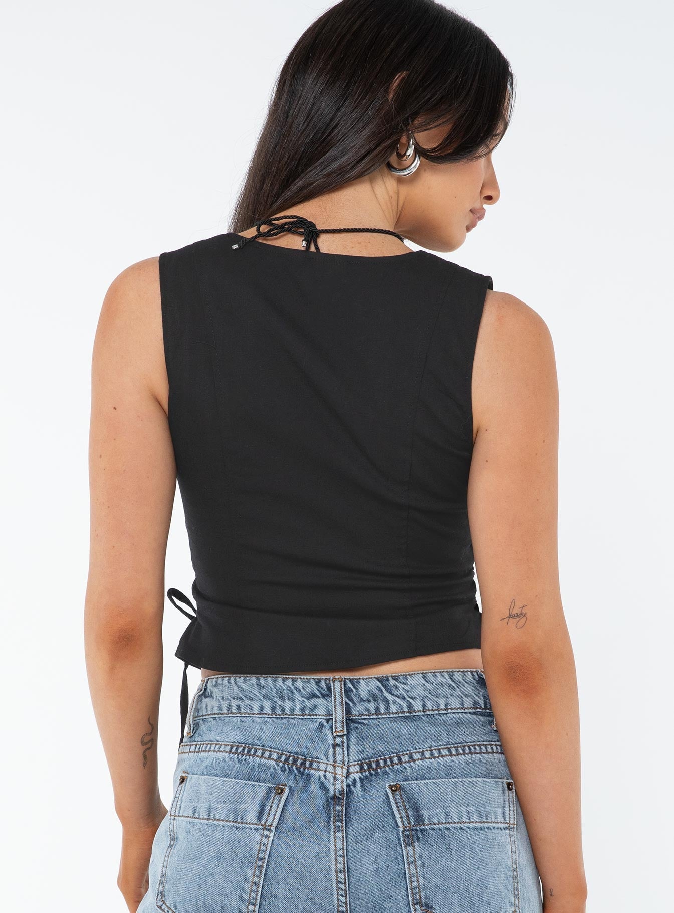 Stavia Vest Top Black