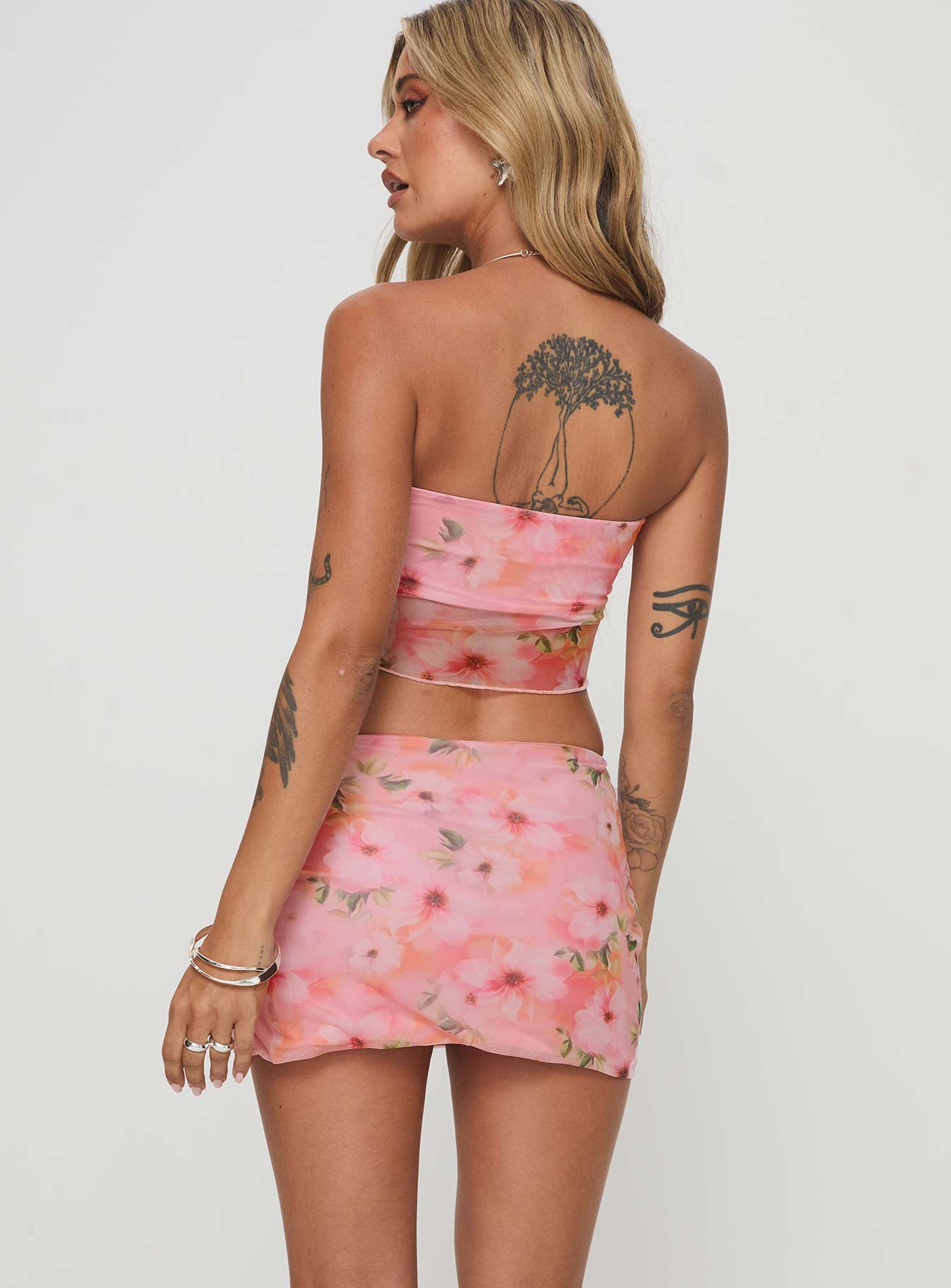 Corella Set Digital Pink Floral