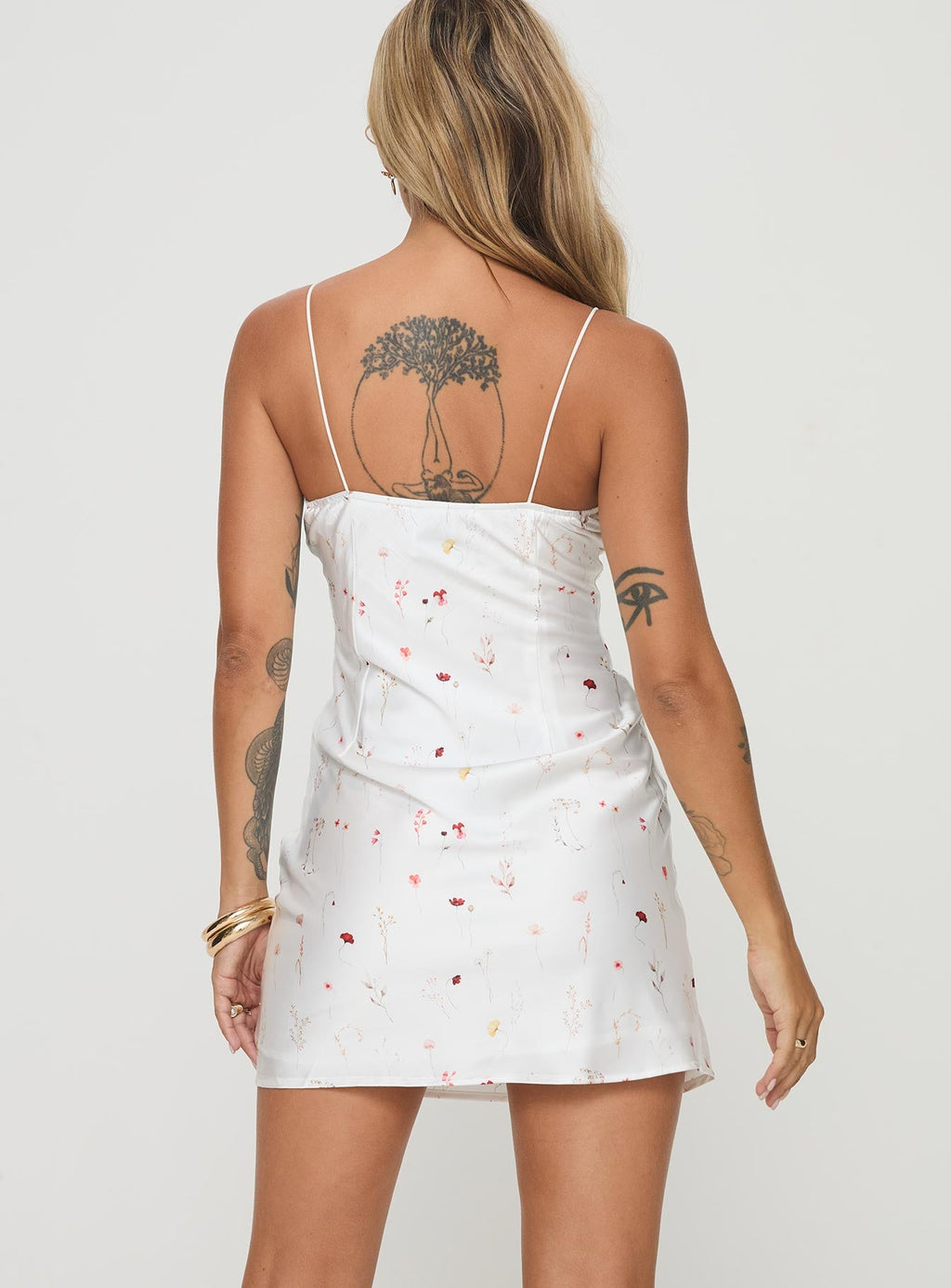Snowbird Mini Dress White / Floral