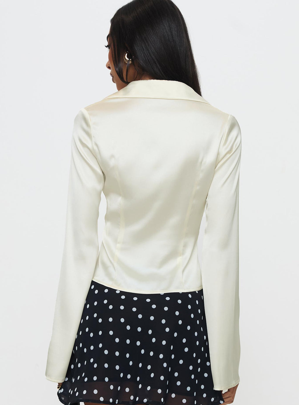 Miravella Long Sleeve Top Cream