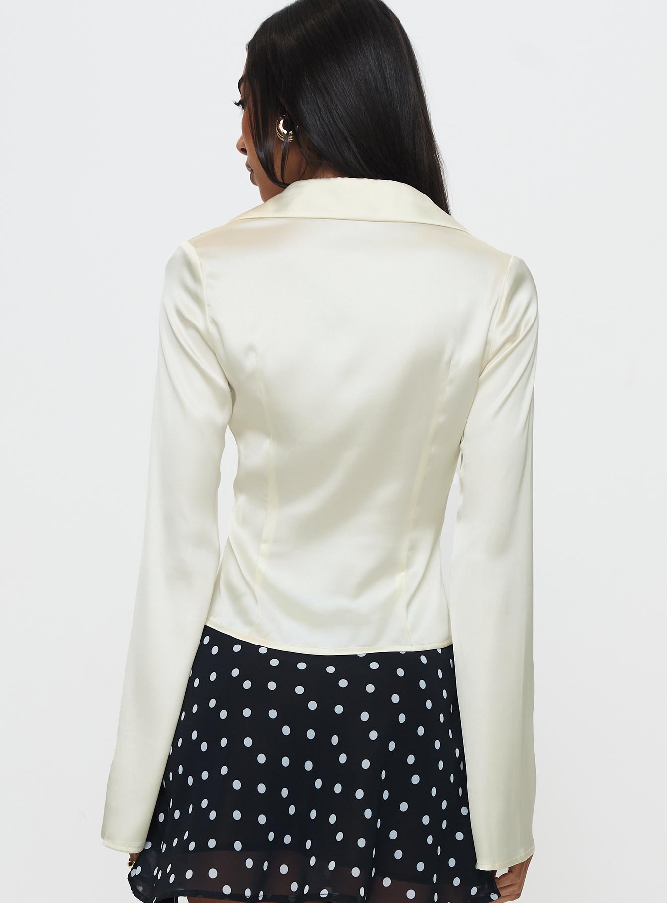 Miravella Long Sleeve Top Cream