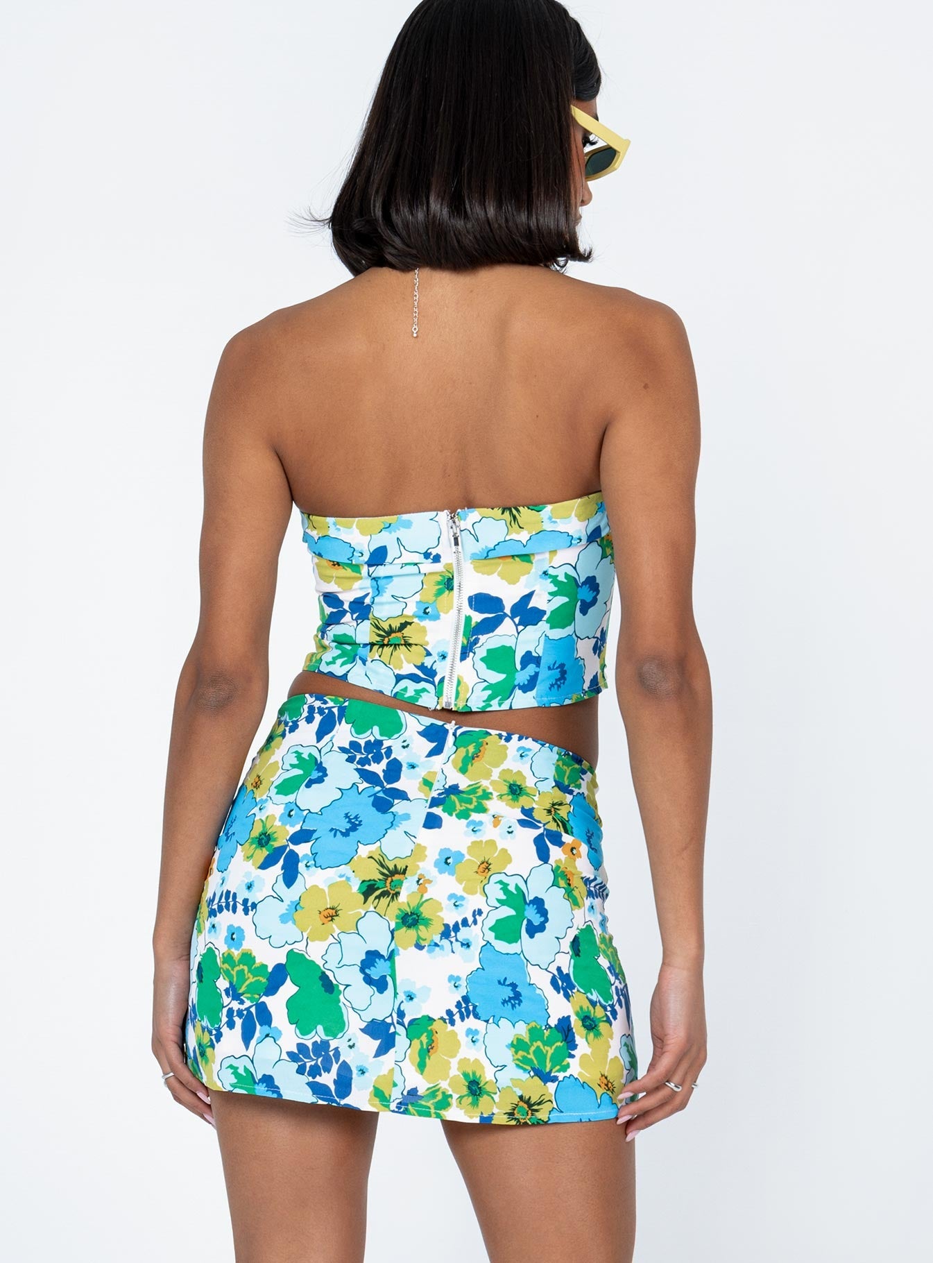 Chadwick Mini Skirt White