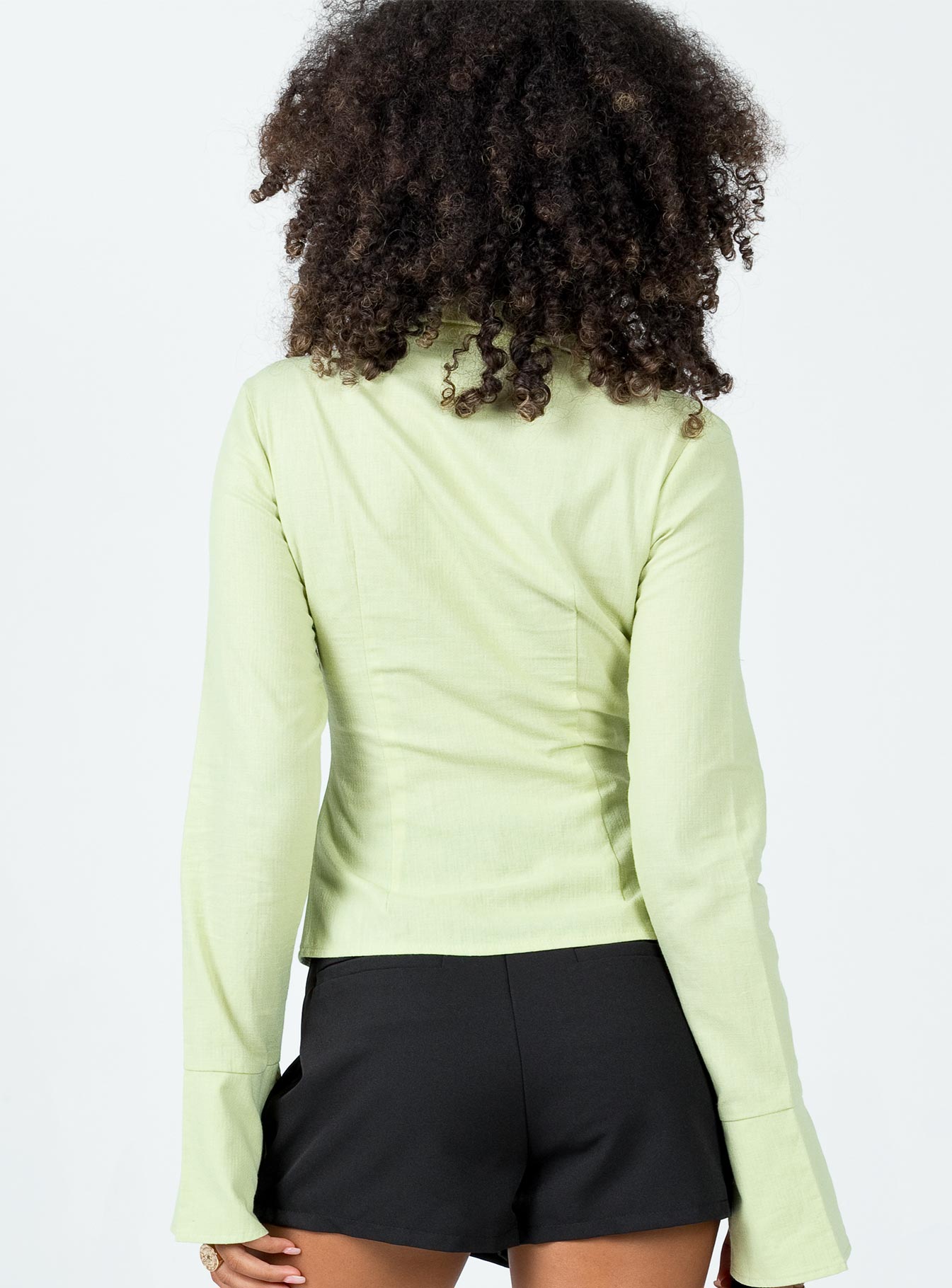 Nial Long Sleeve Top Green