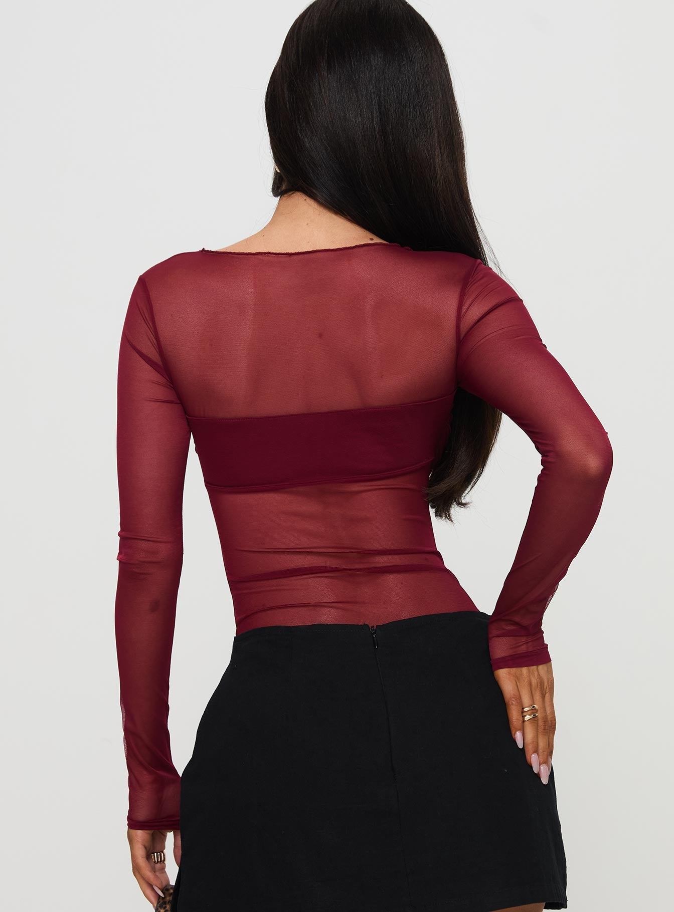 Duet Bodysuit Burgundy