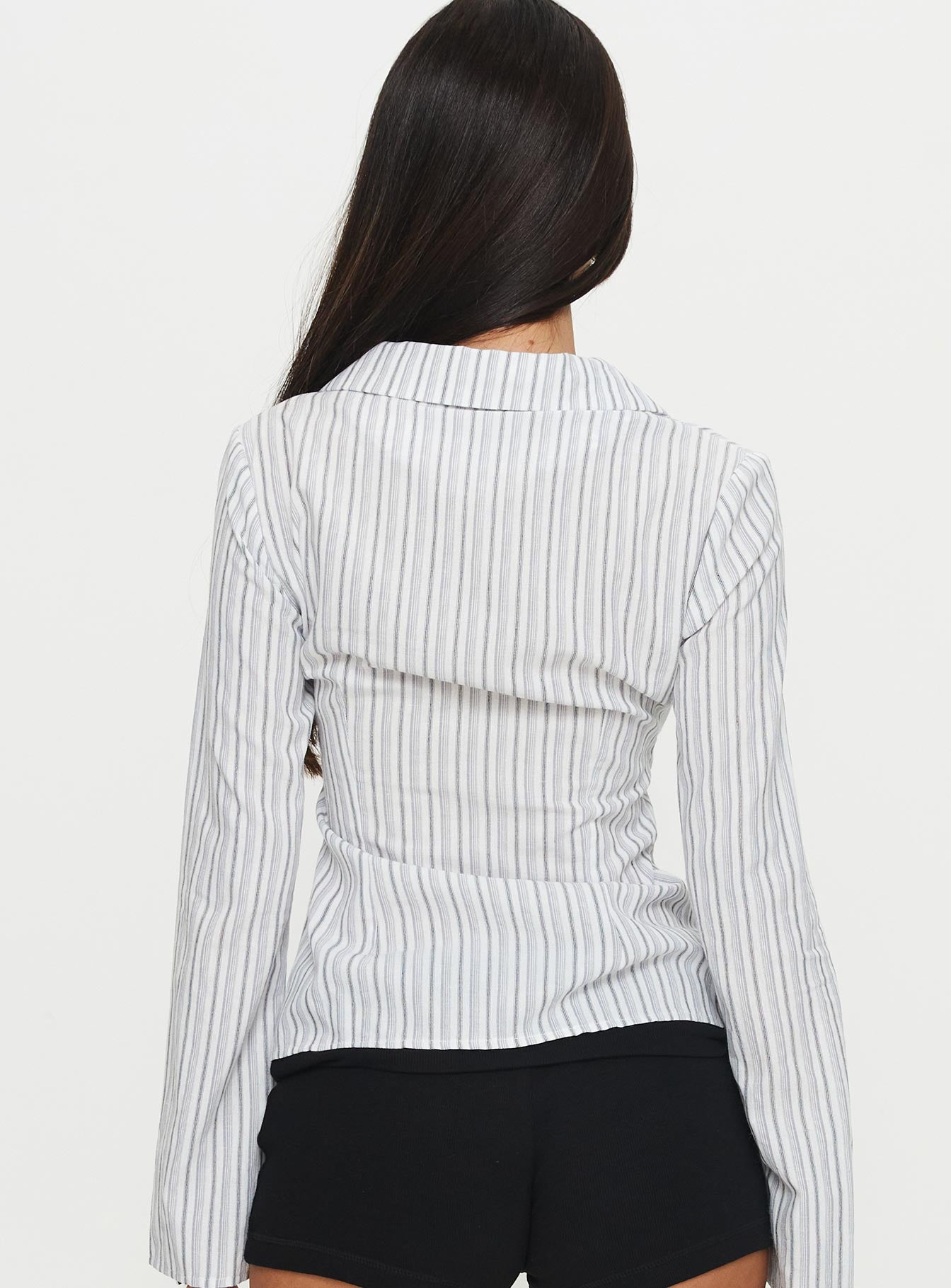 Myers Stripe Top White