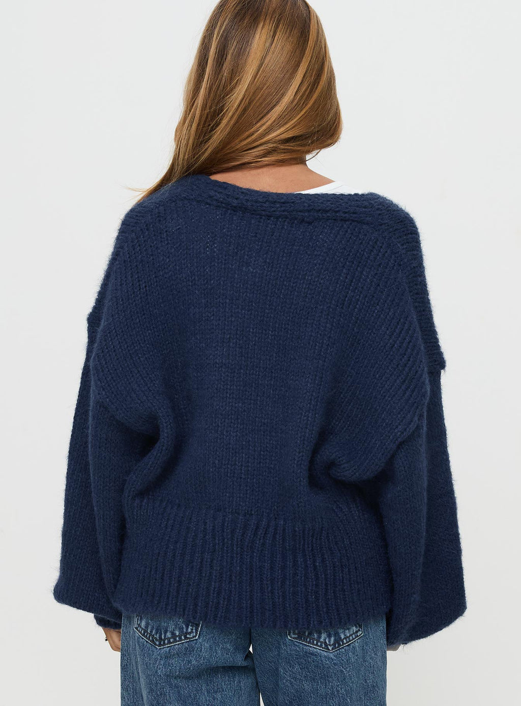 Yasmyn Knit Cardigan Royal Blue