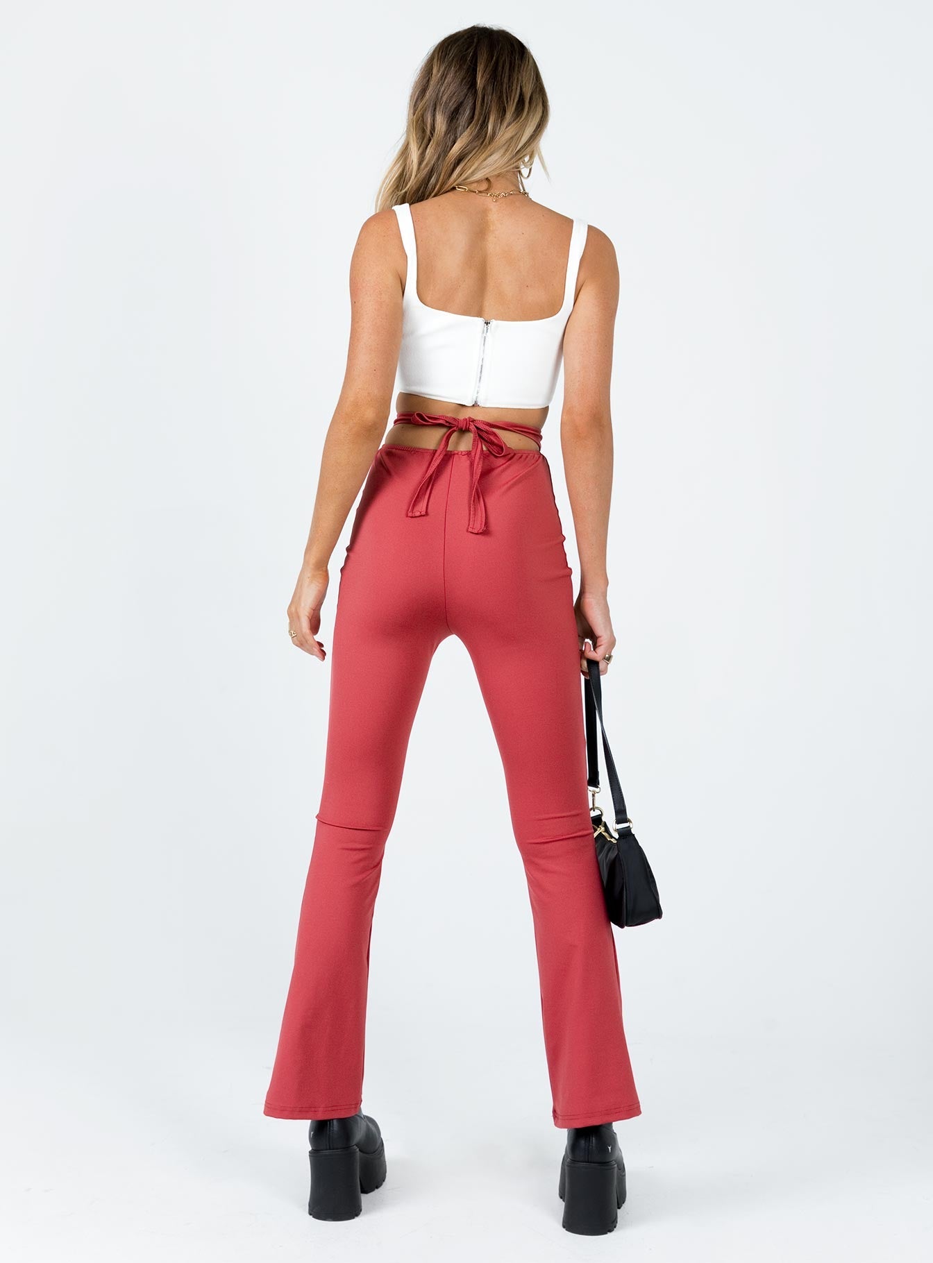Kyra Pants Red