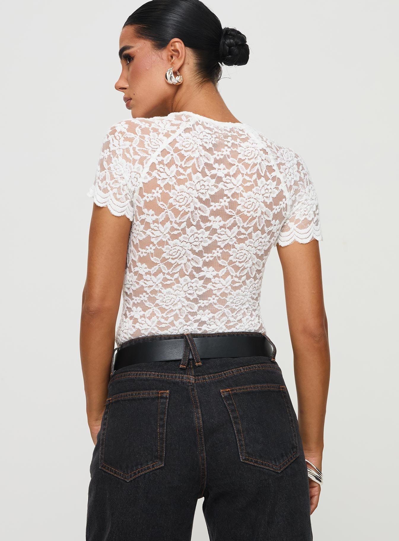 Giallo Bodysuit White