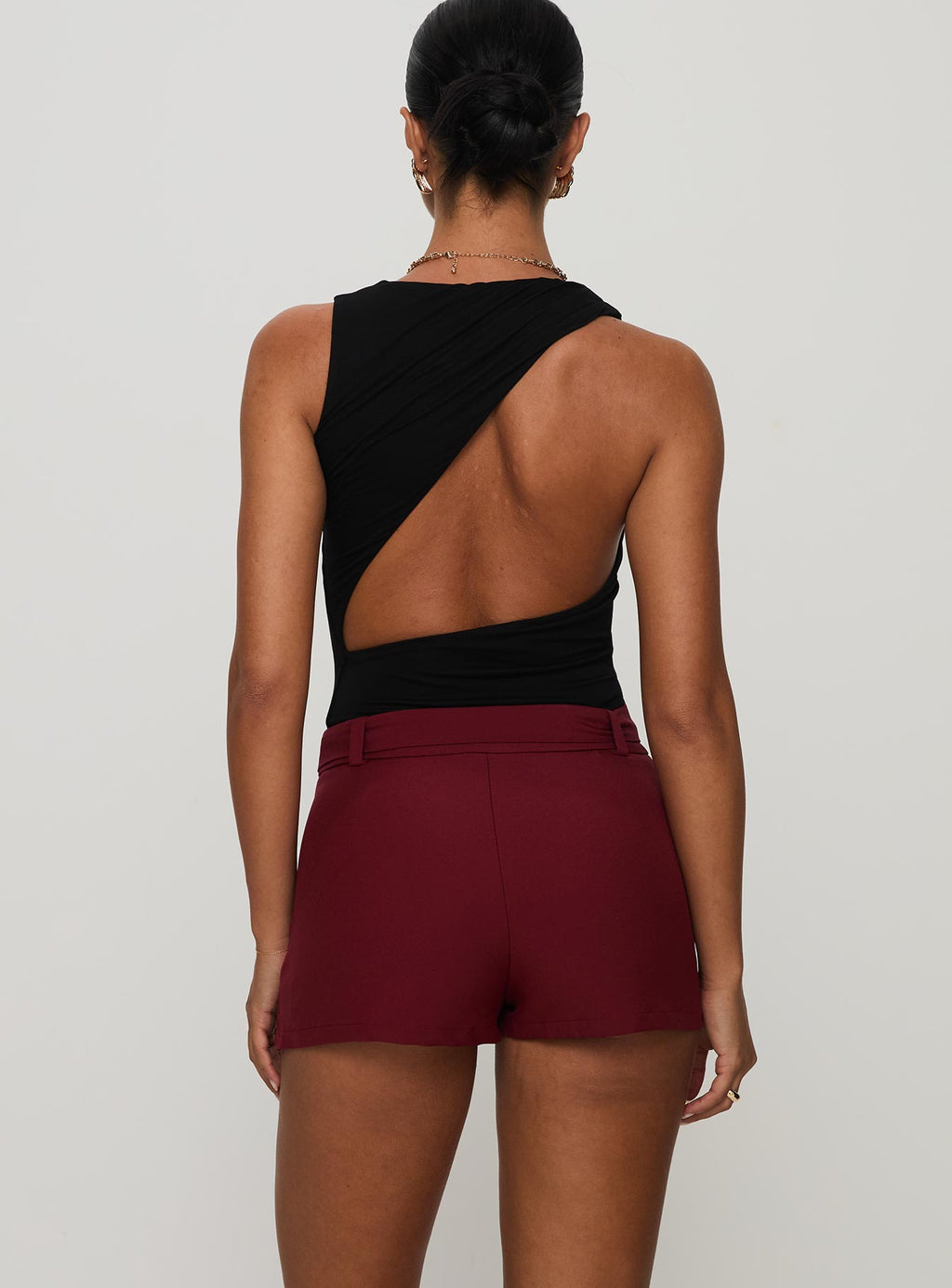 Centre Stage Cut Out Bodysuit Black