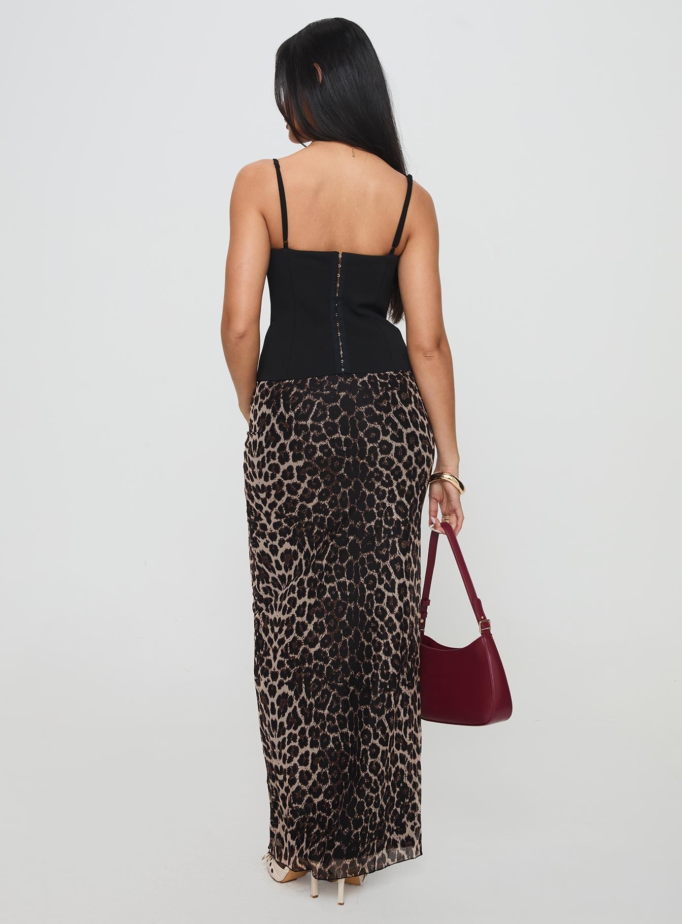 Ergo Maxi Skirt Leopard