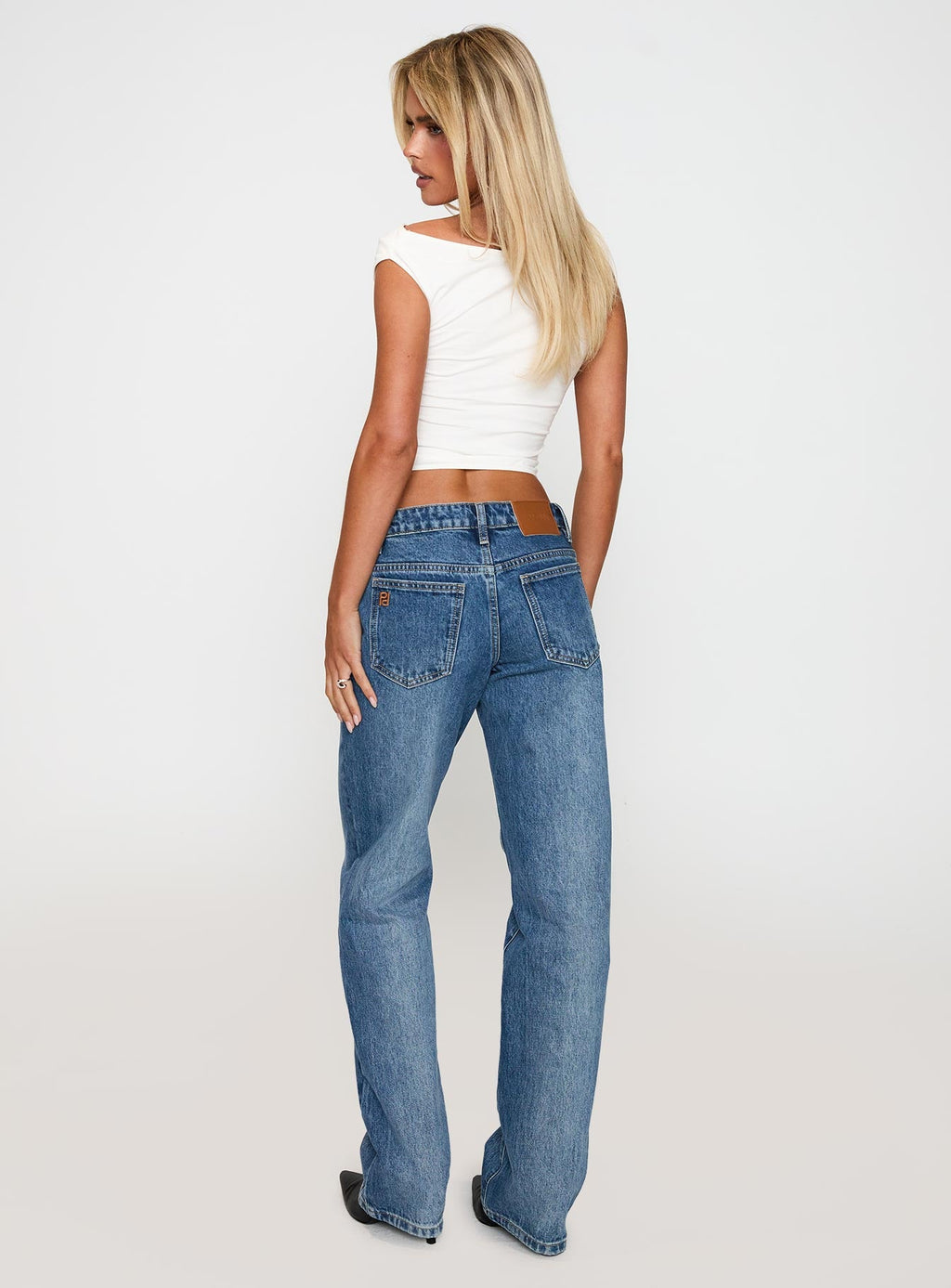 Better Half Low Rise Straight Leg Jeans Horizon Blue