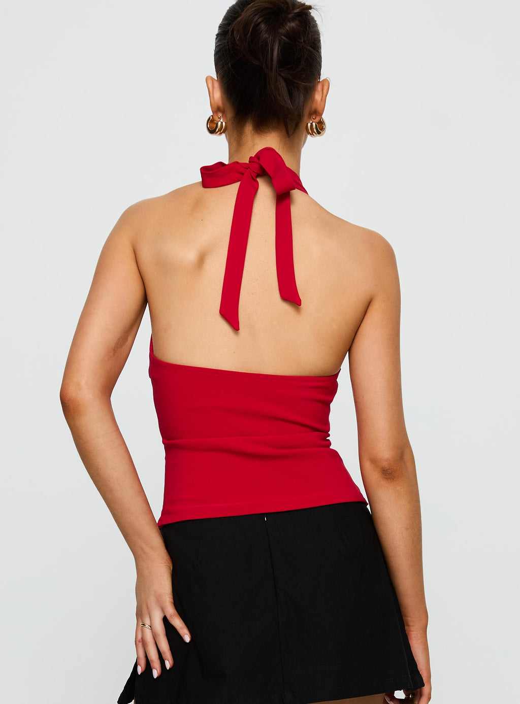 In Your Life Halter Top Red
