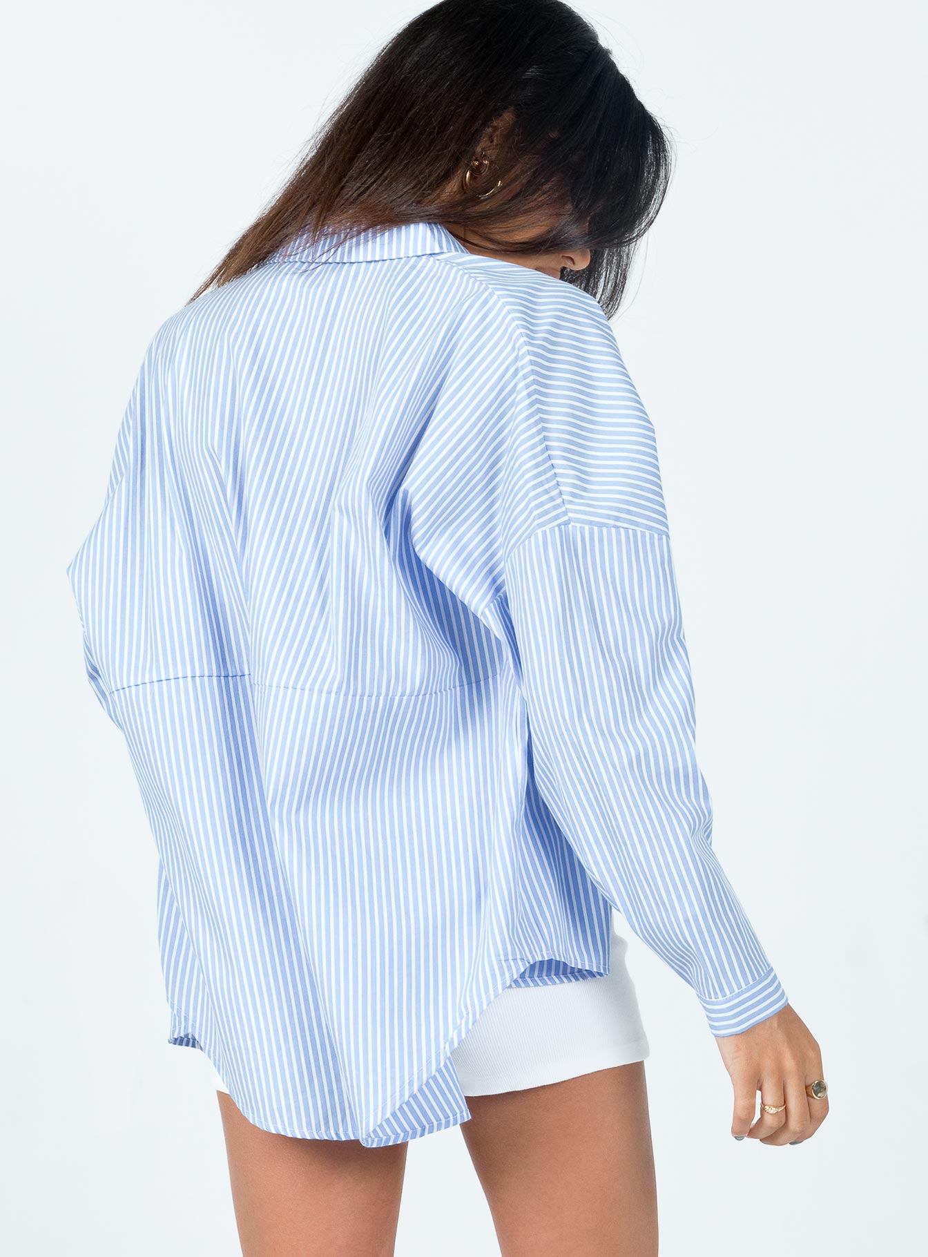 Elona Shirt Blue Stripe