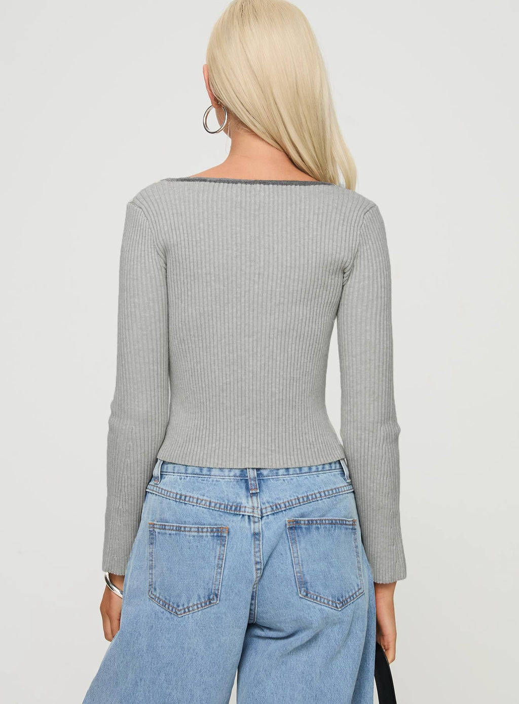 Tahlea Long Sleeve Top Grey