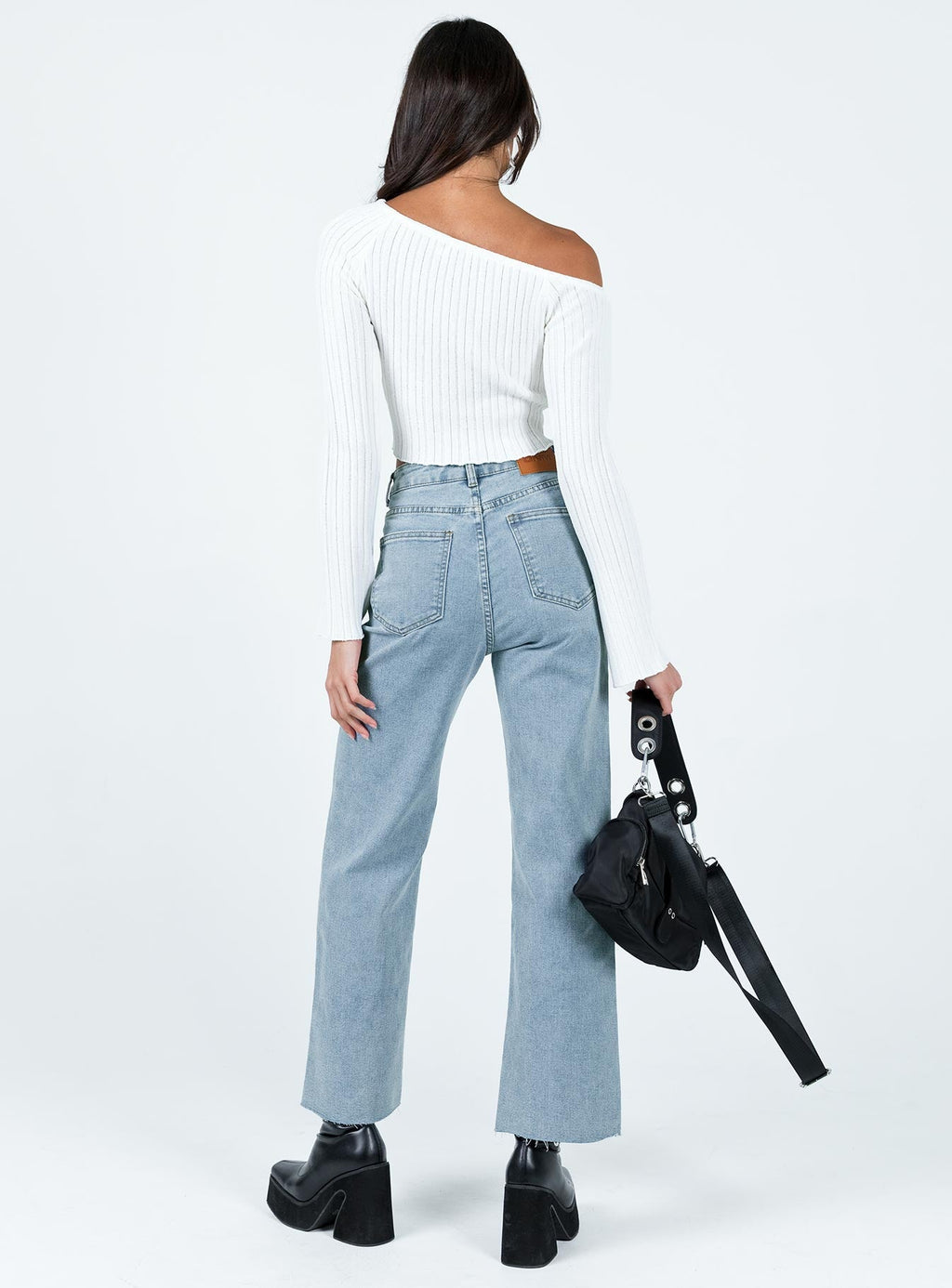 Pyrene Straight Leg Jeans Mid Wash Denim