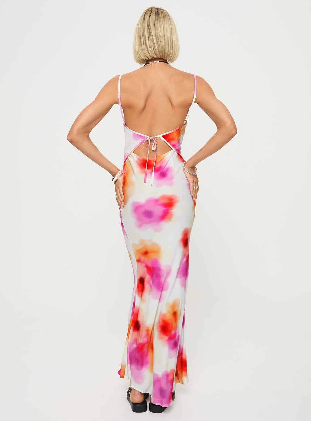 Luncheon Maxi Dress Pink Multi