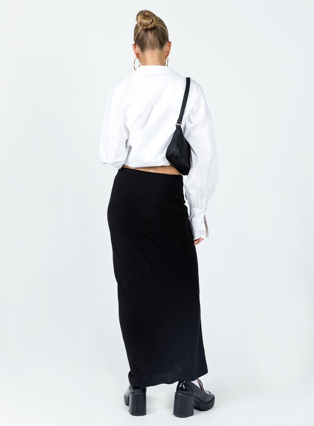 Jodie Maxi Skirt Black Petite