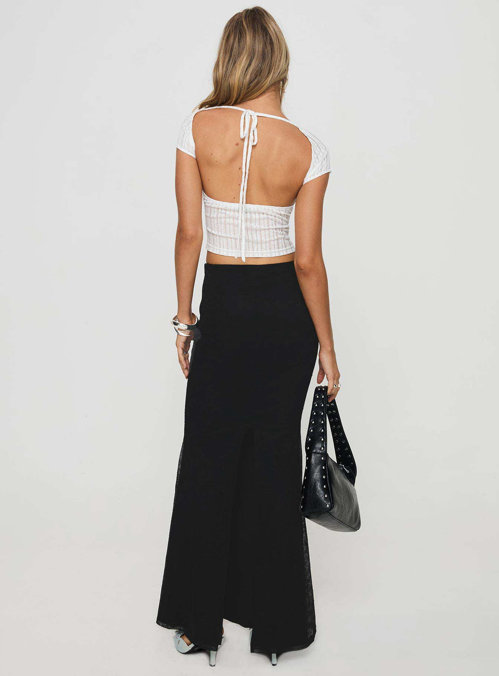 Topping Maxi Skirt Black