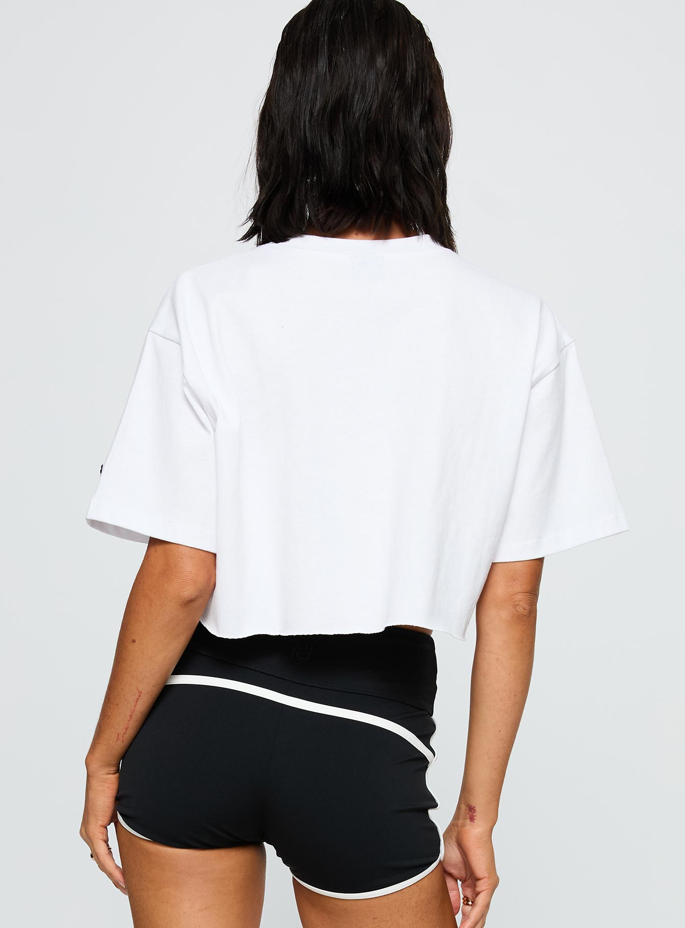 Nyu Track Tee White