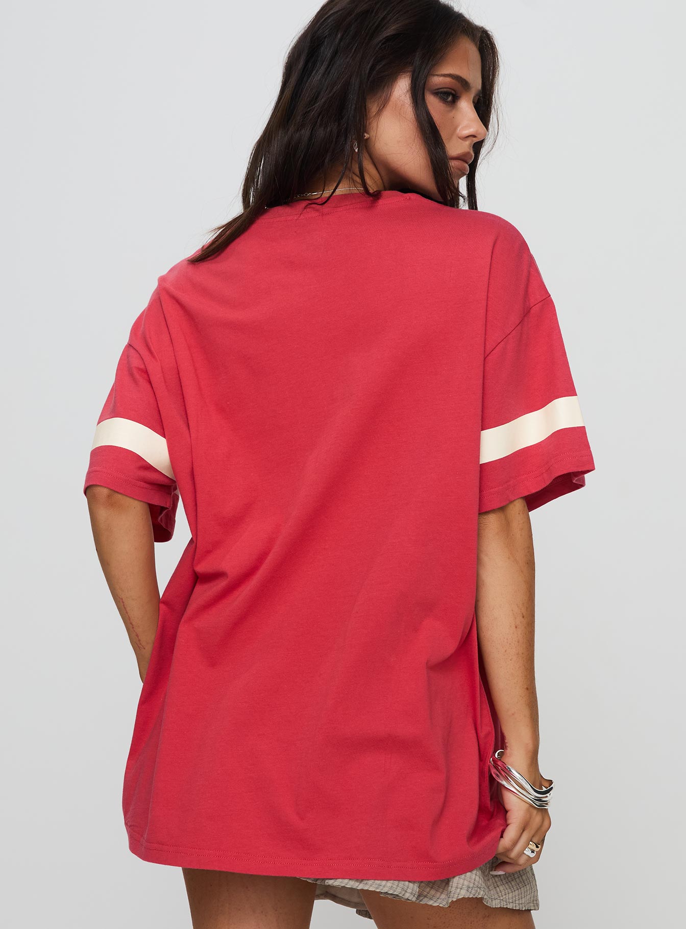 New York 95 Oversized Tee Red