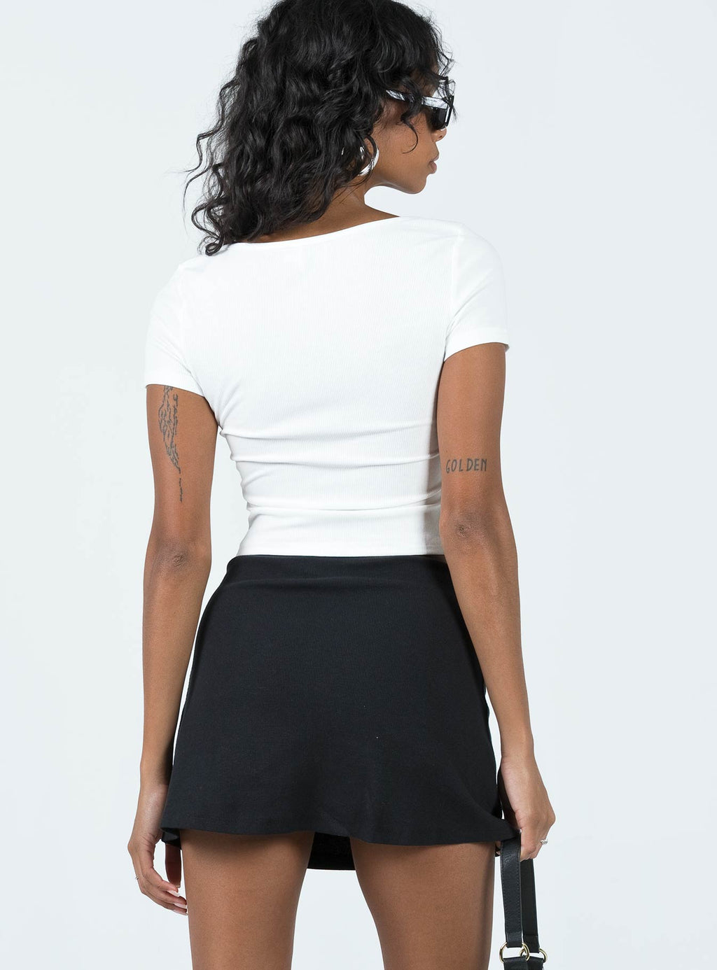 Banksia Mini Skirt Black
