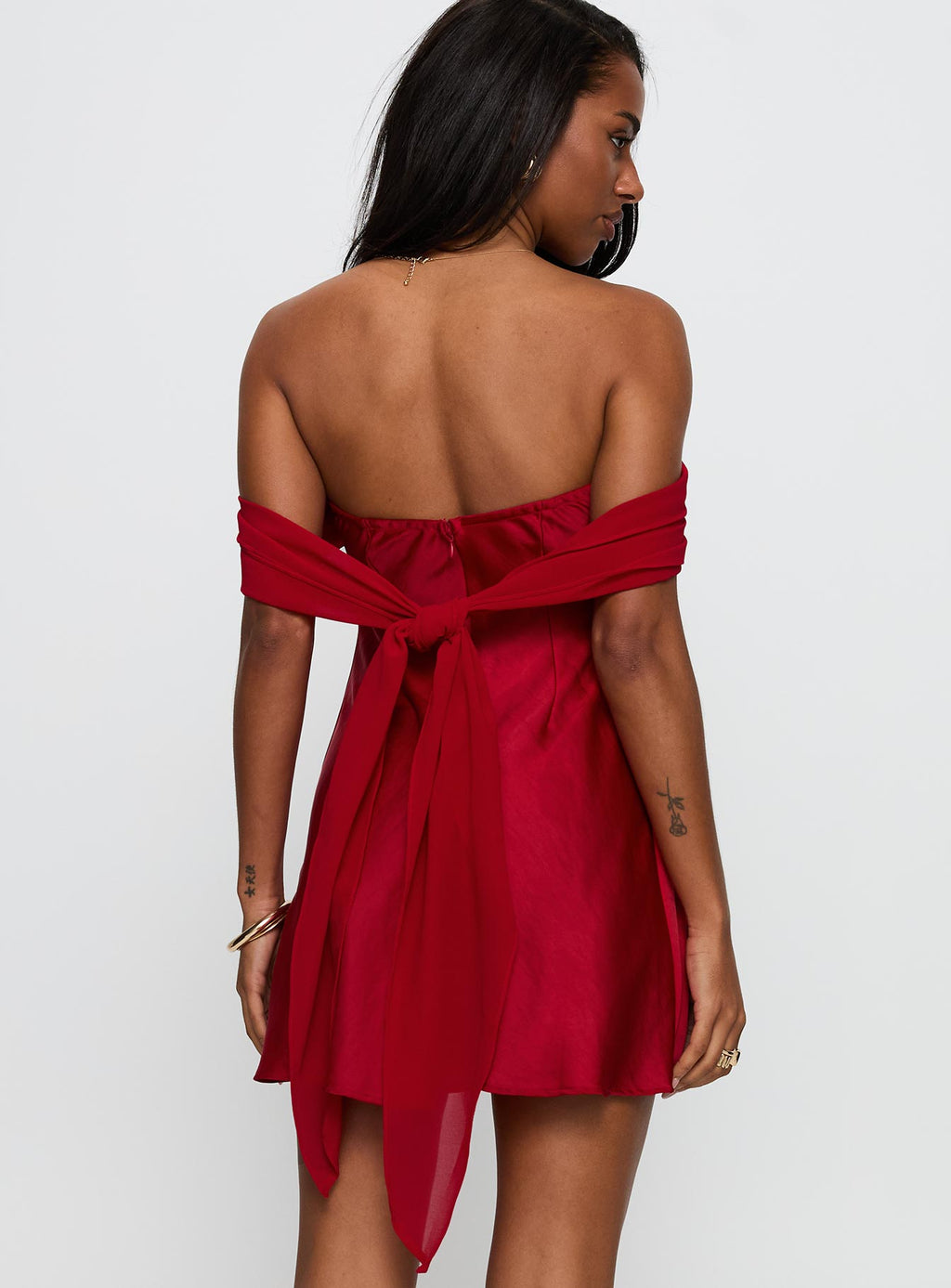 Adoration Mini Dress Red