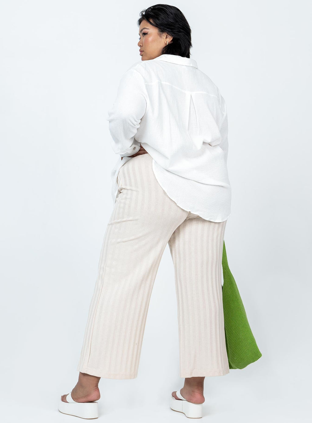Augustus Pants Cream Curve