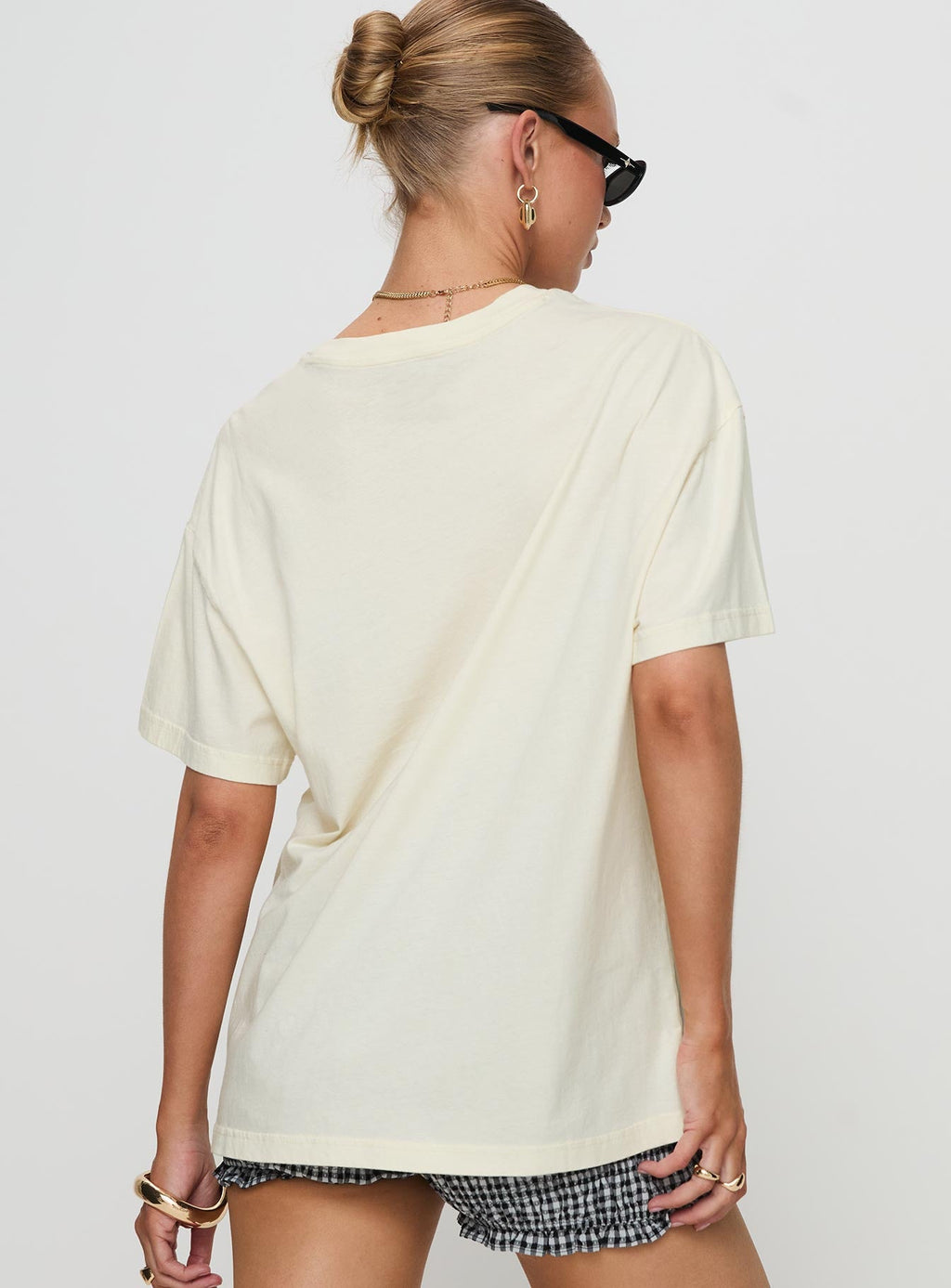 Lennys Auto Oversized Tee Cream