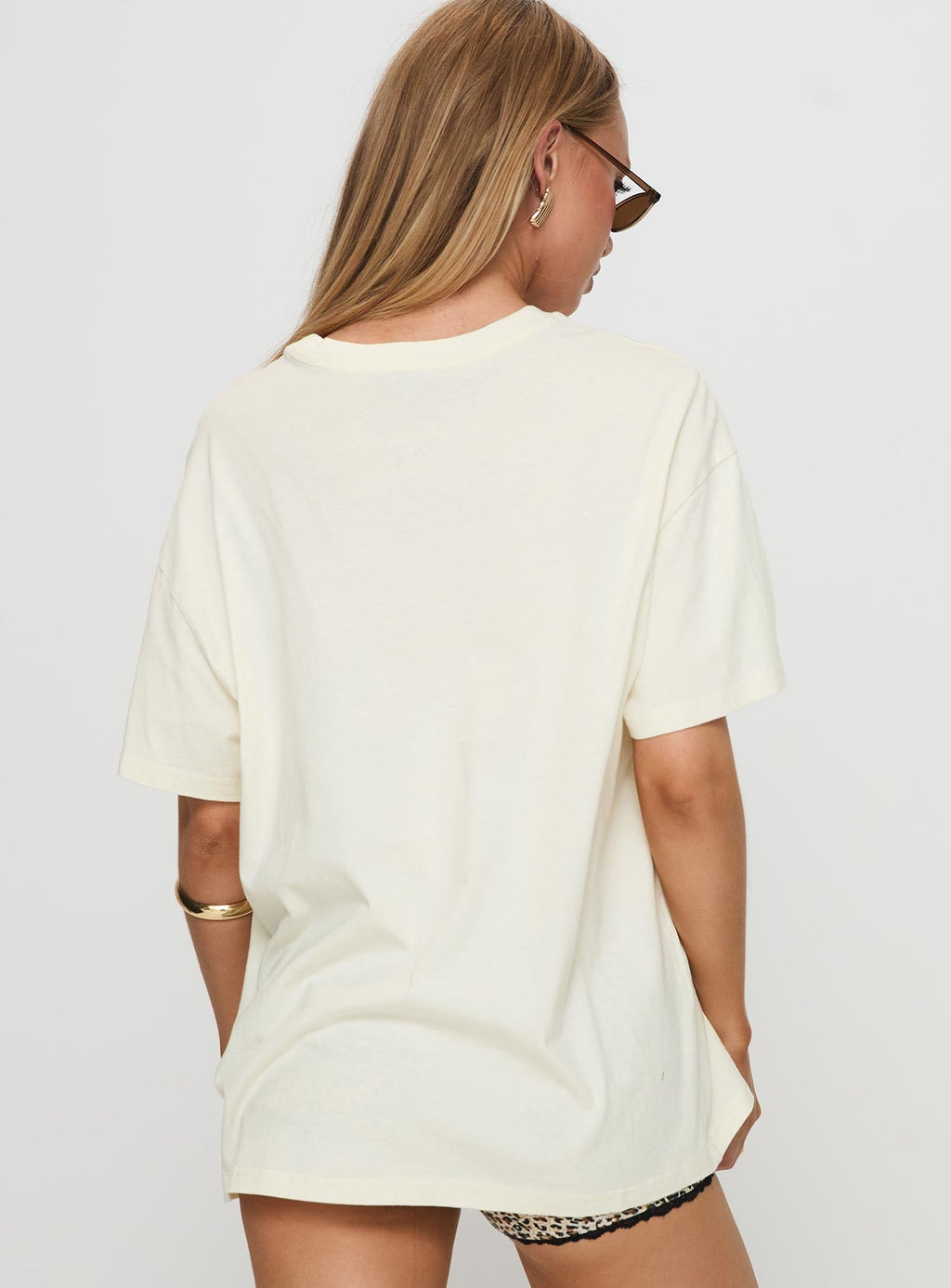 Fruit Market Oversized Tee White