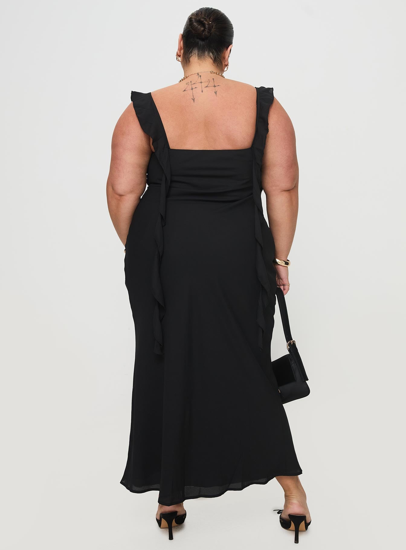 Lanai Maxi Dress Black Curve