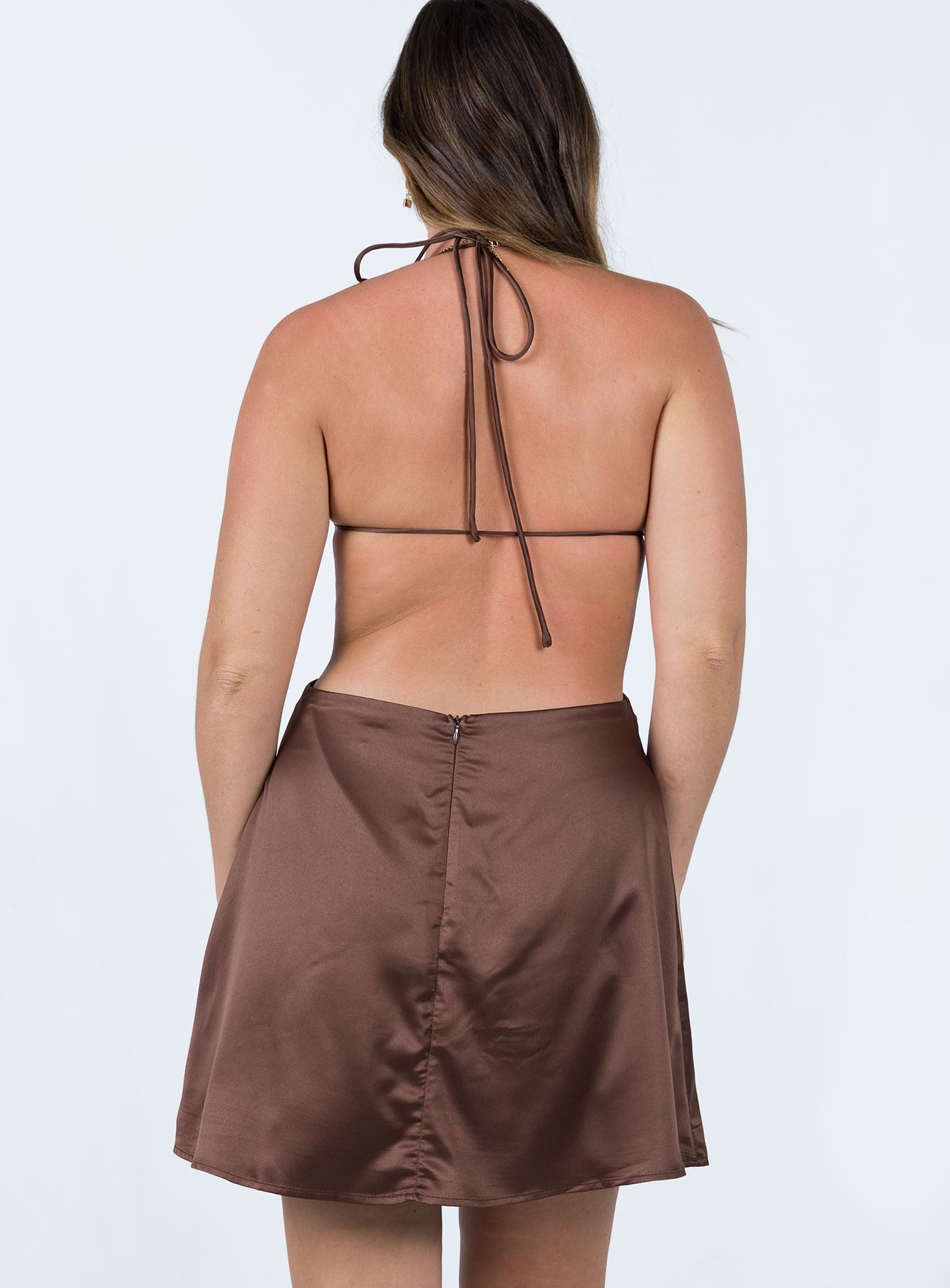 Lexie Mini Dress Brown