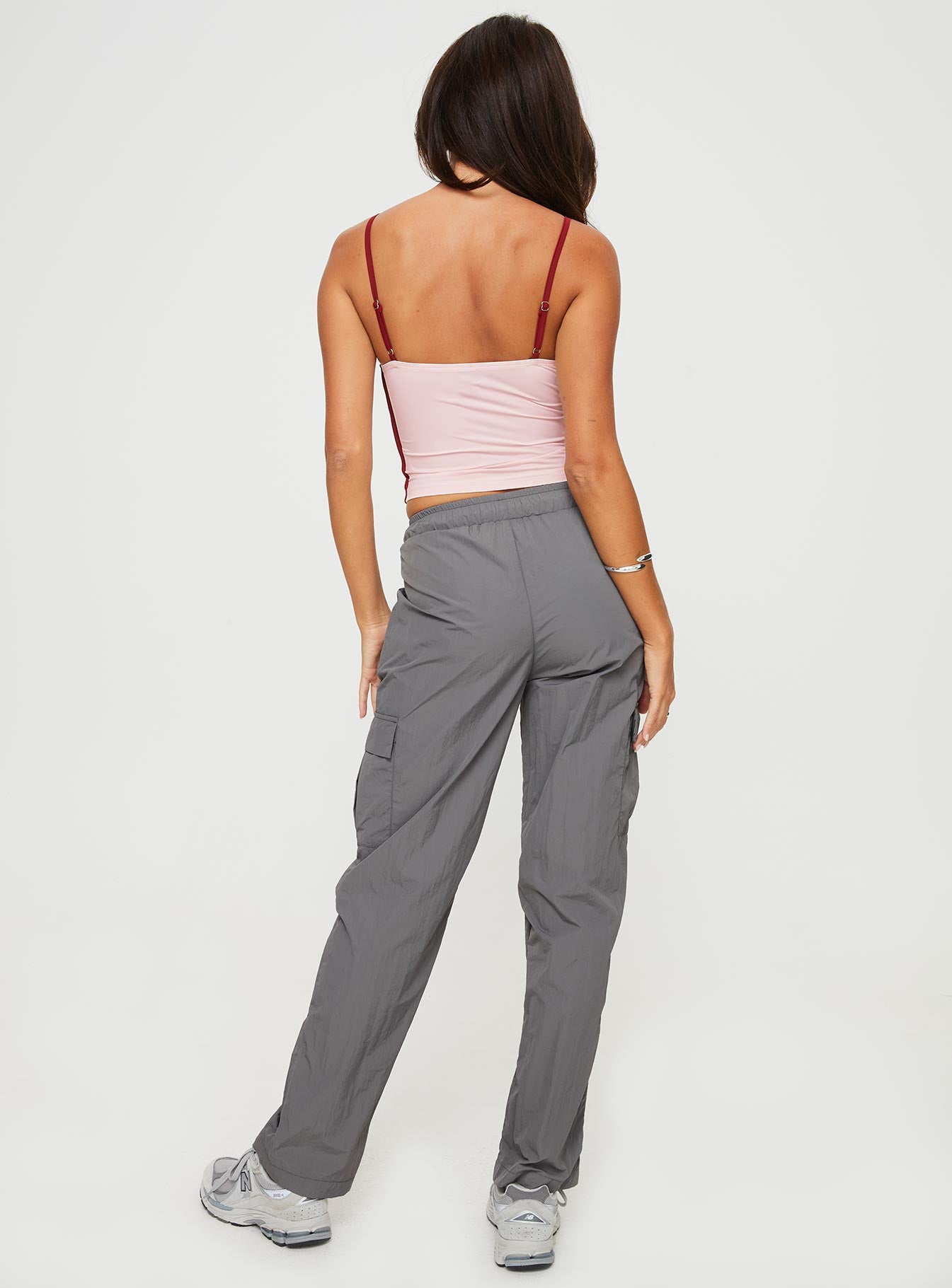 Flossie Parachute Pants Slate