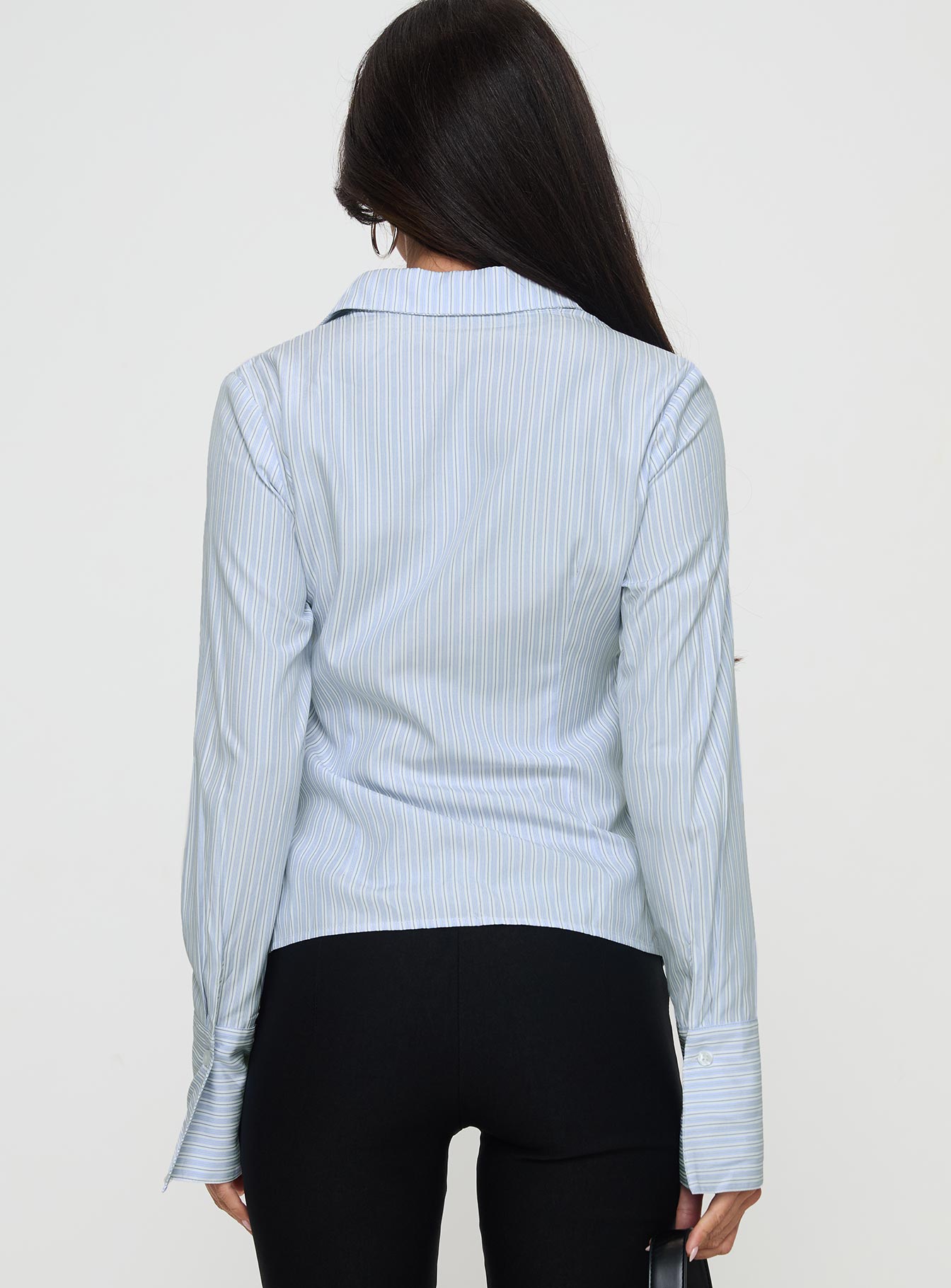 Rush Hour Long Sleeve Top Blue Stripe