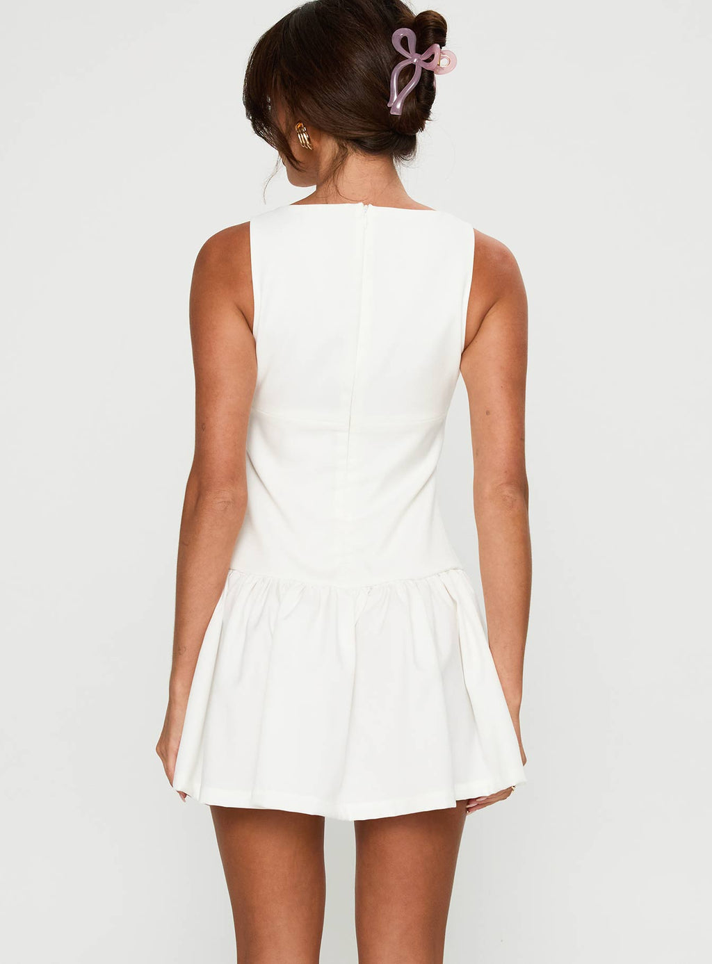 Milienne Mini Dress White