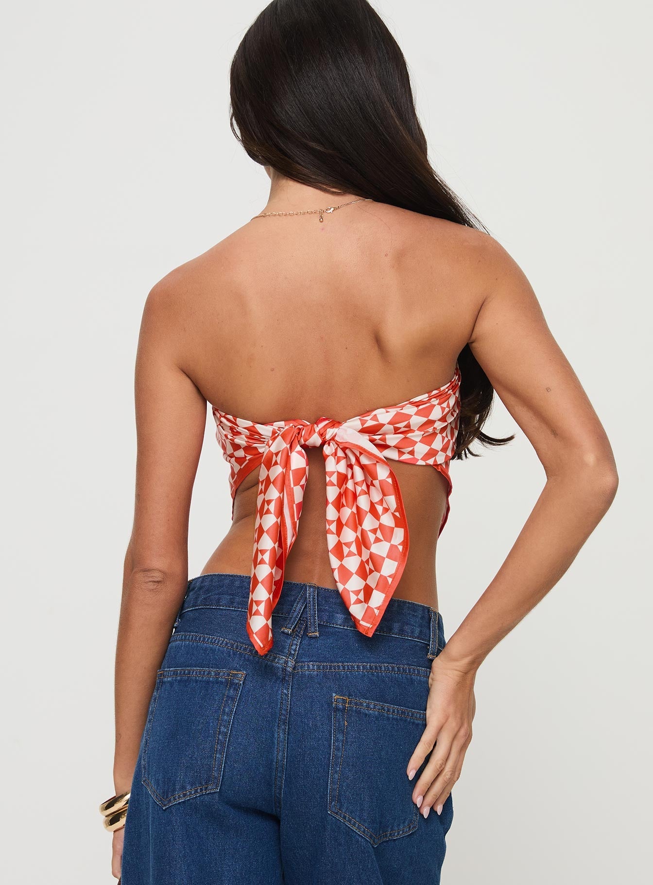 Barlie Hair Scarf Red