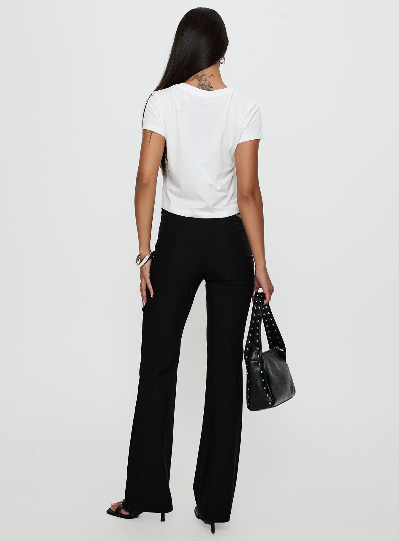Eyes On You Flare Pants Black