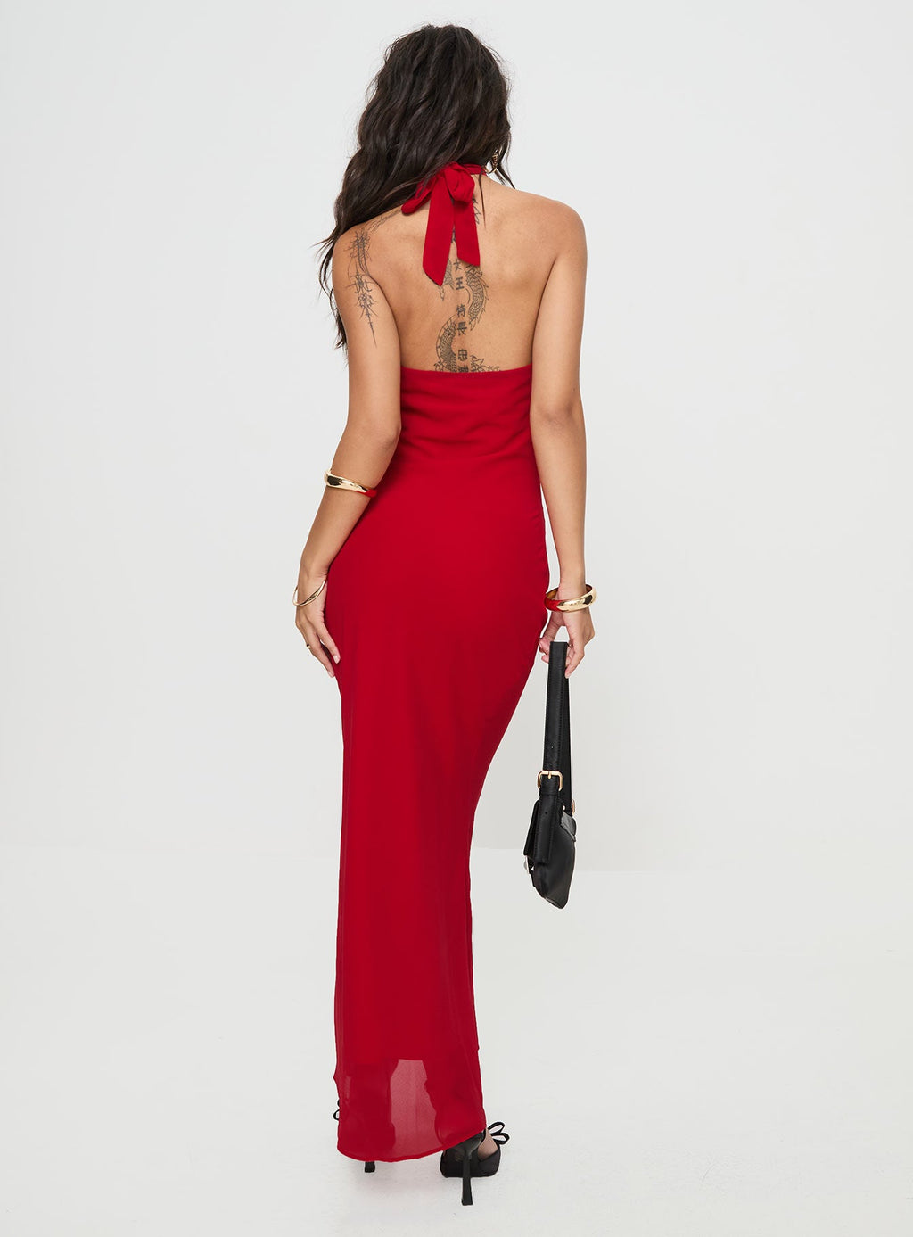 Abriela Maxi Dress Red