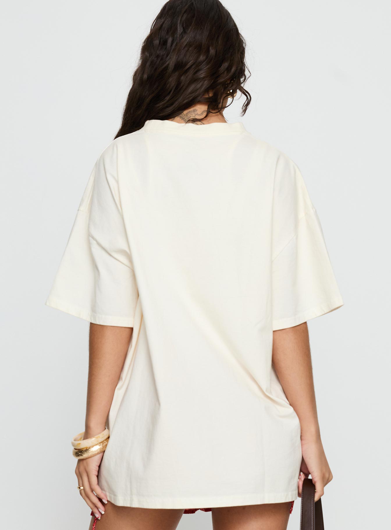 Colorado Springs Market Oversized Graphic Tee Cream