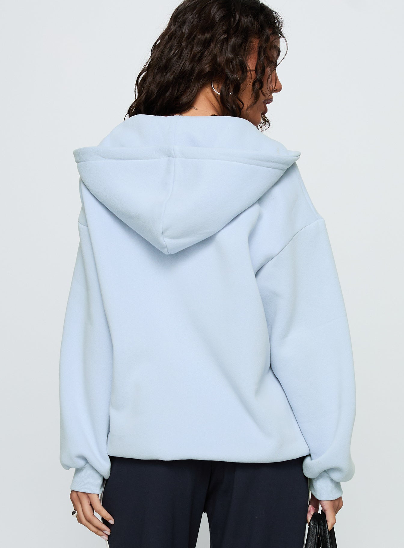 Starblazer Zip Up Graphic Hoodie Blue / Red