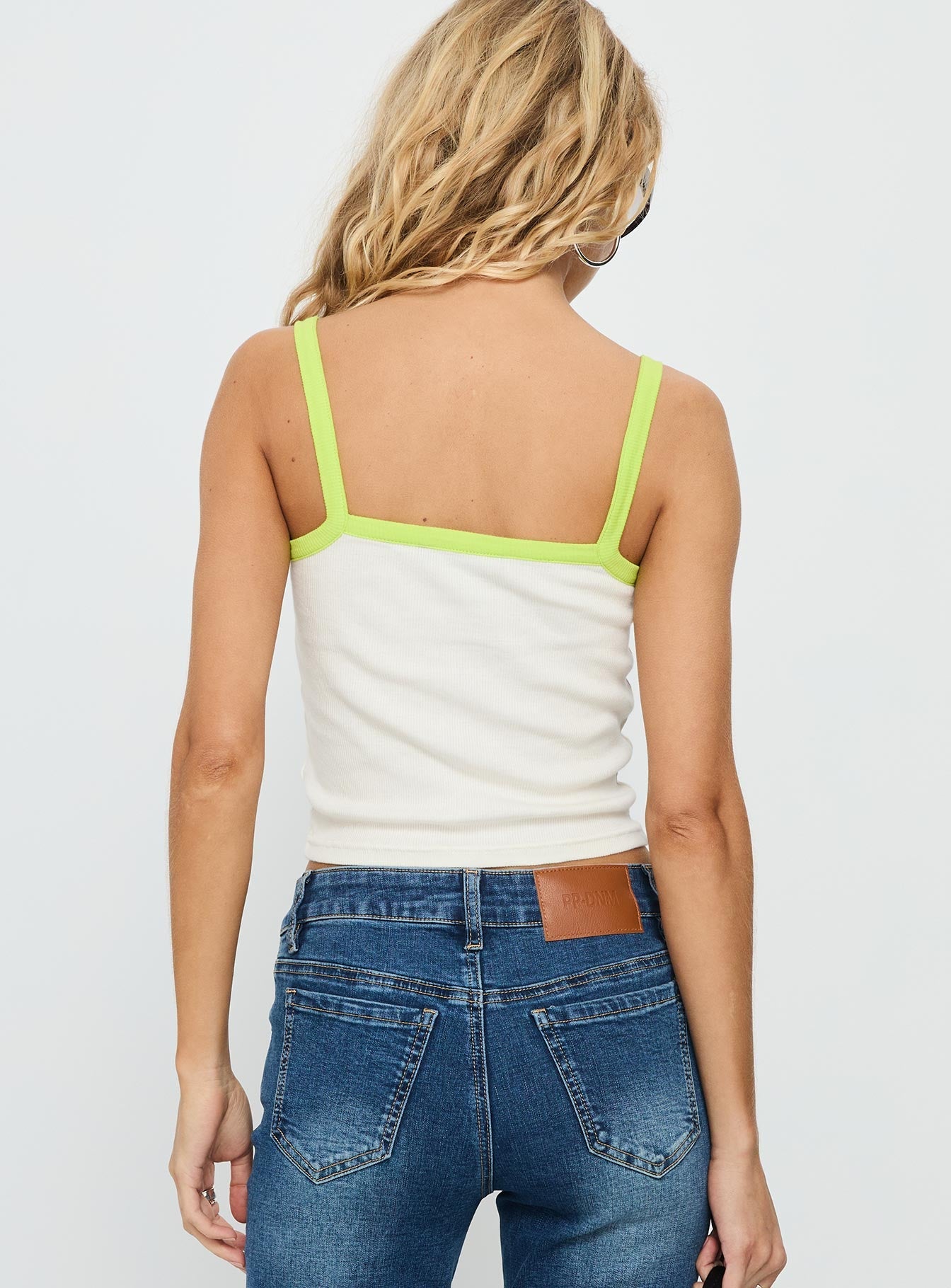 Heatrstruck Graphic Tank Top White