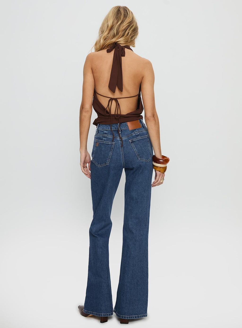 Magic Mirror Mid Rise Bootleg Jeans Mid Blue Wash