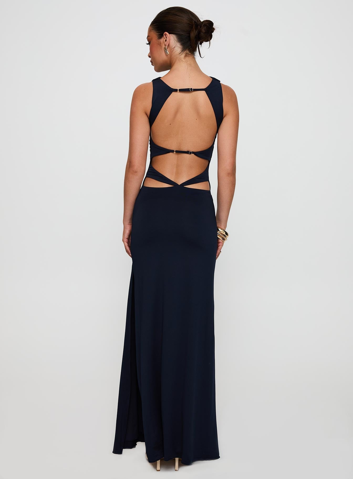 Undeniable Cut Out Maxi Dress Navy